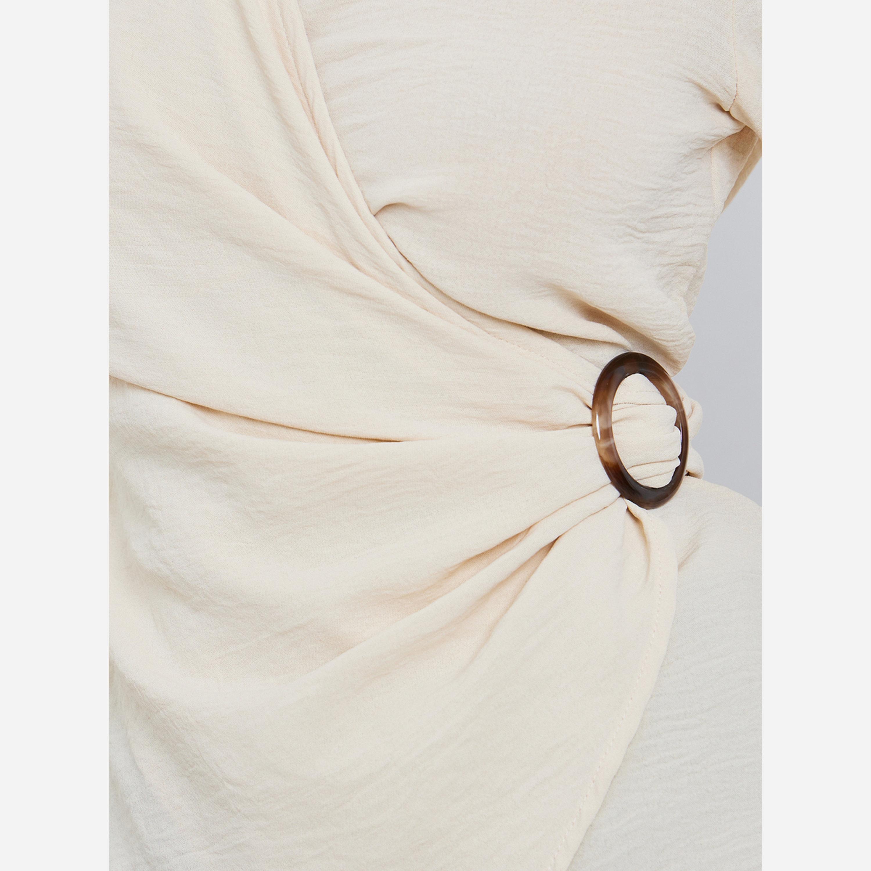 Styli Women Cream Long Sleeves Wrap Top-women-clothing-shirtsandblouses-blouses-image-3