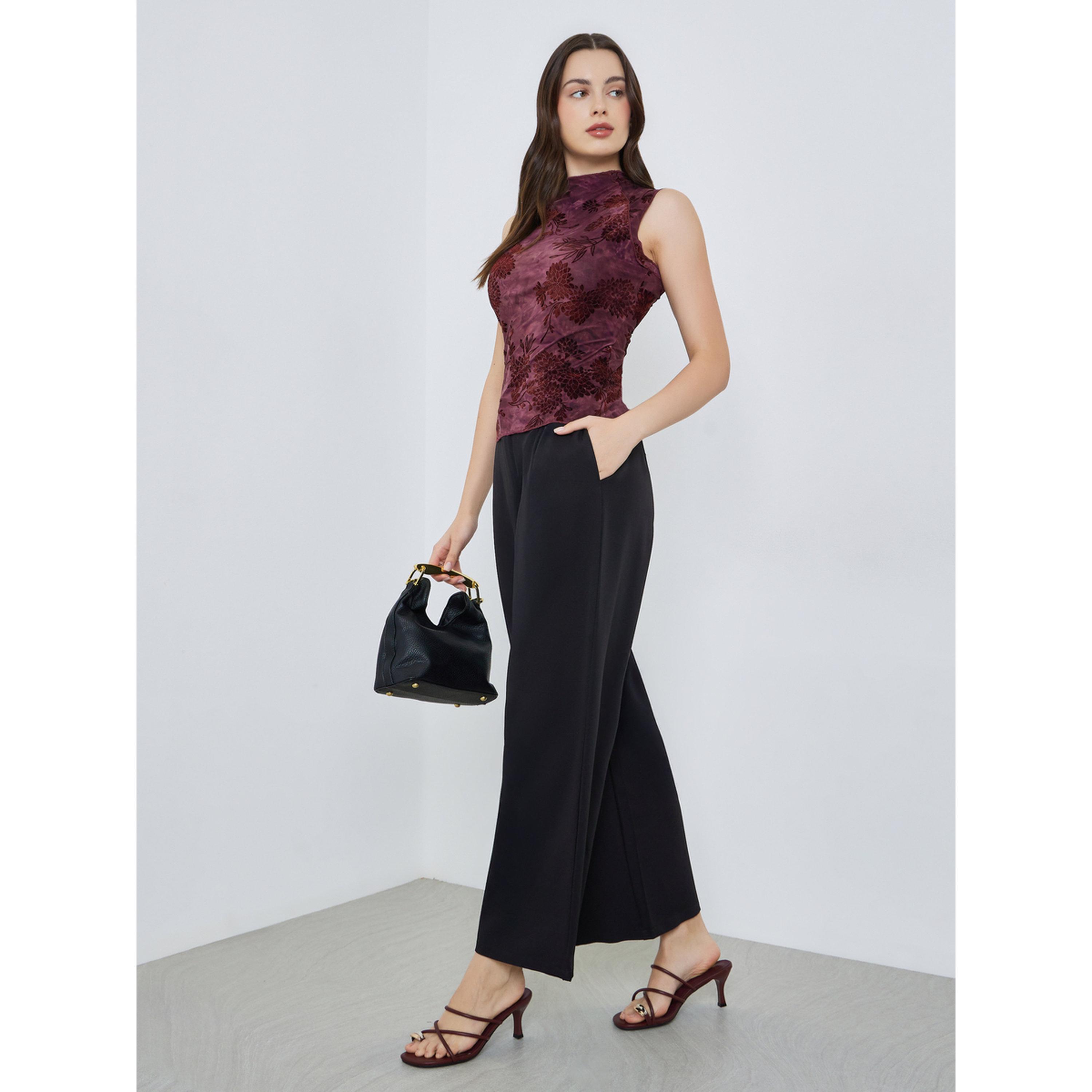 بلوزة مخمل بلا أكمام وطبعة زهور-women-clothing-shirtsandblouses-blouses-image-2