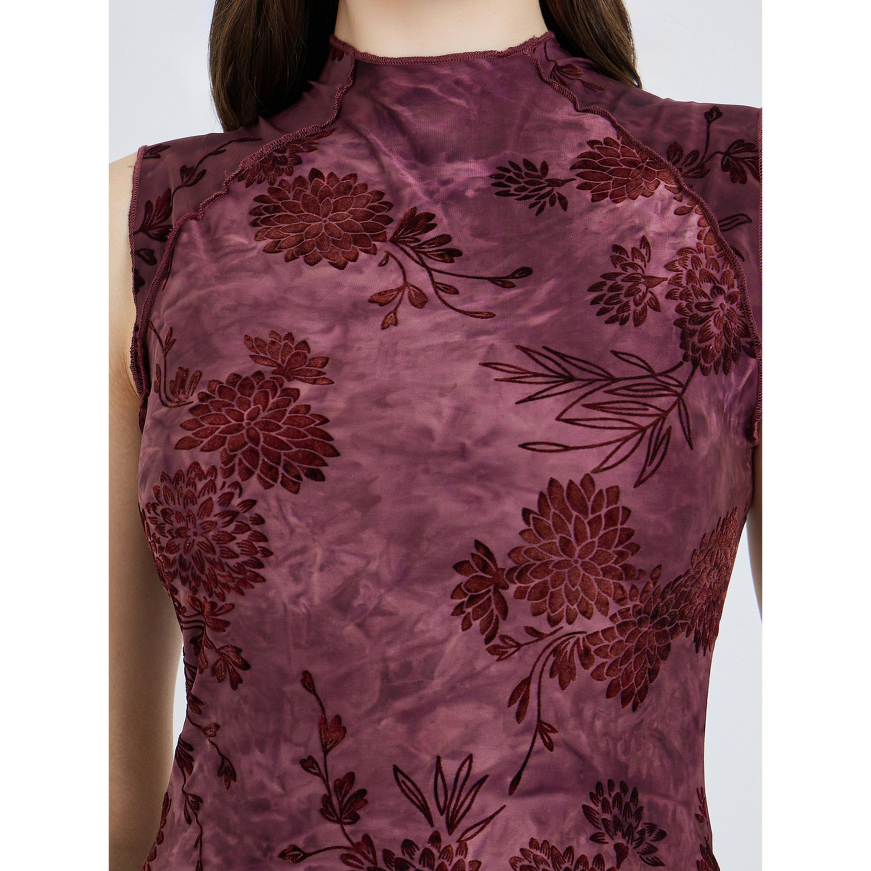 بلوزة مخمل بلا أكمام وطبعة زهور-women-clothing-shirtsandblouses-blouses-image-4