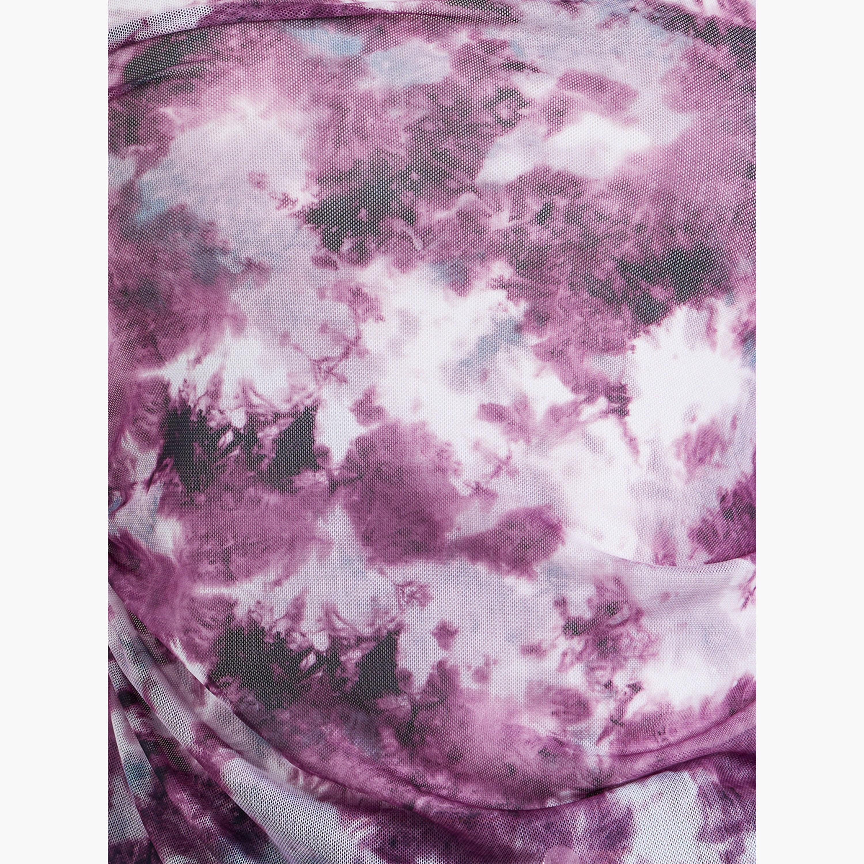 Styli Women Purple Tie-Dye Mesh Top-women-clothing-shirtsandblouses-blouses-image-4