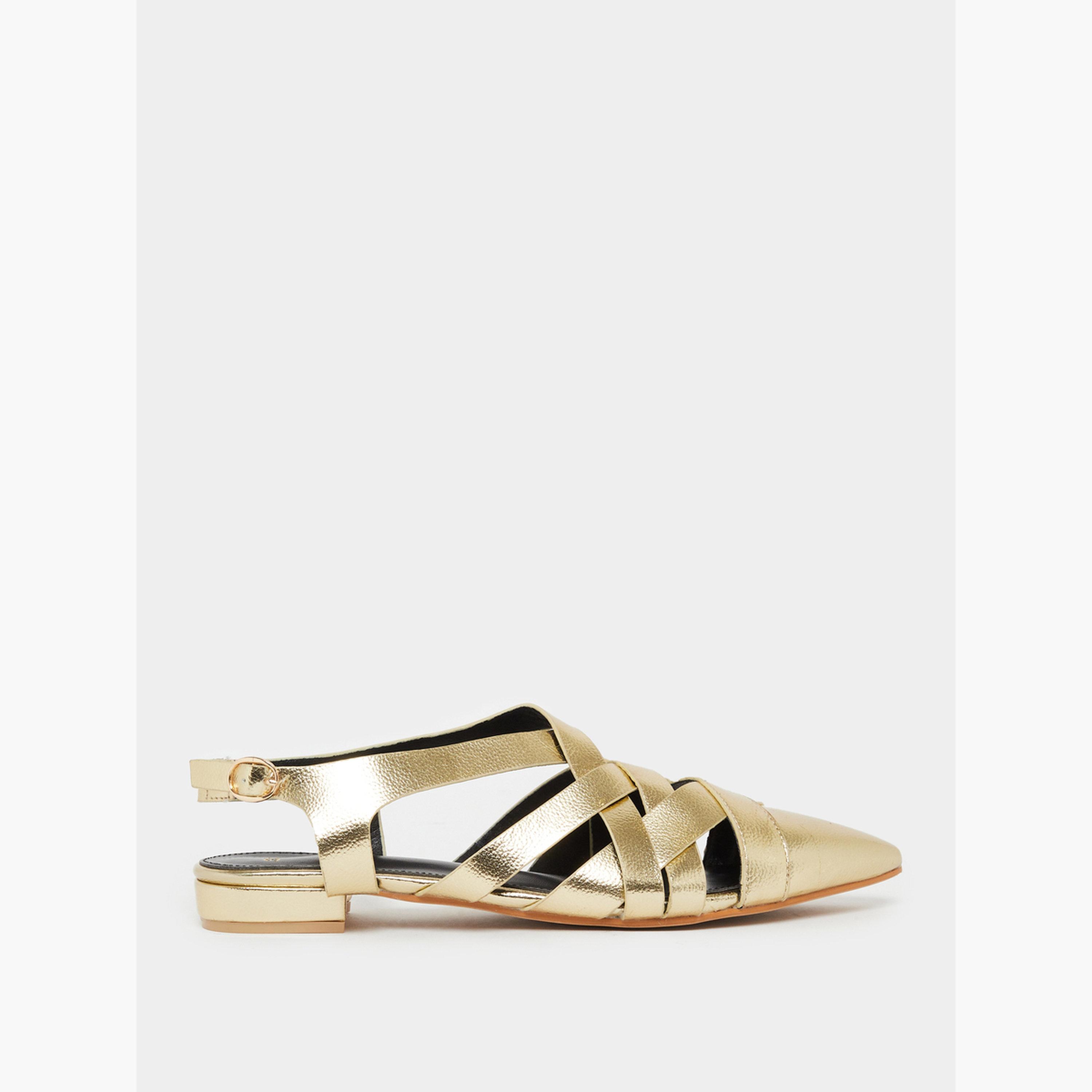 حذاء مسطح منسوج بسير خلفي-women-shoes-flats-loafers-image-2