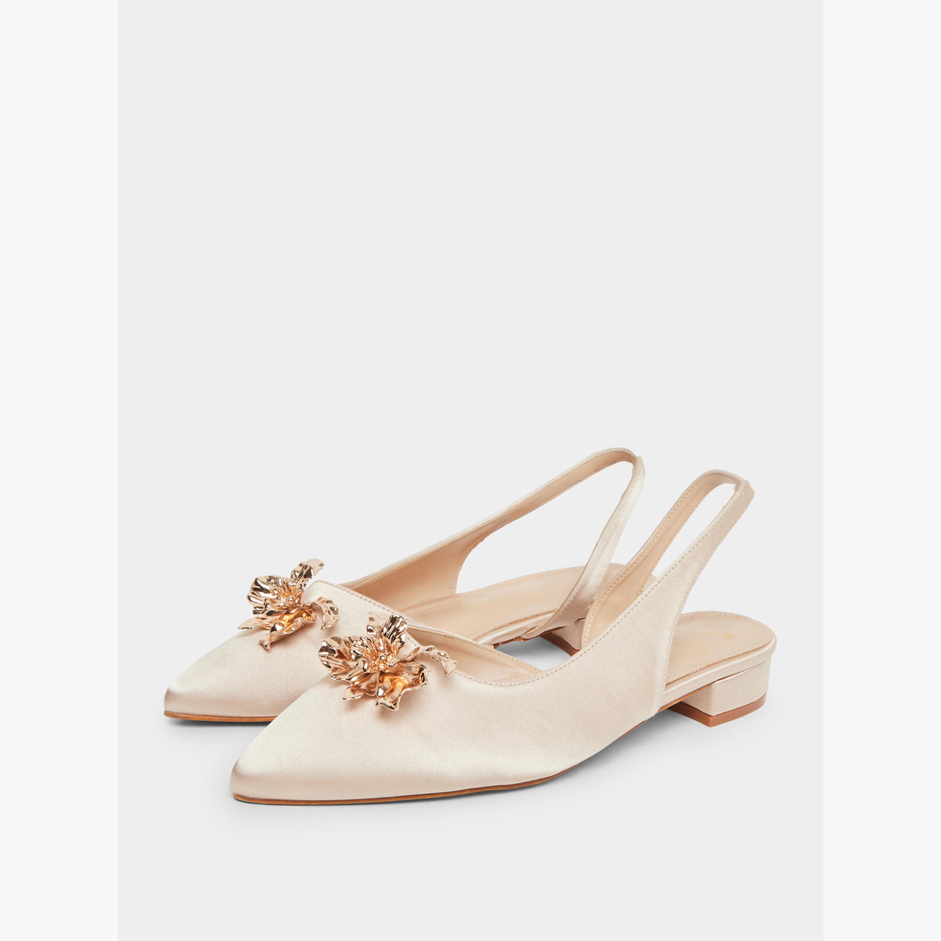 حذاء ساتان بسير خلفي وتفاصيل أزهار للنساء-women-shoes-heels-image-1
