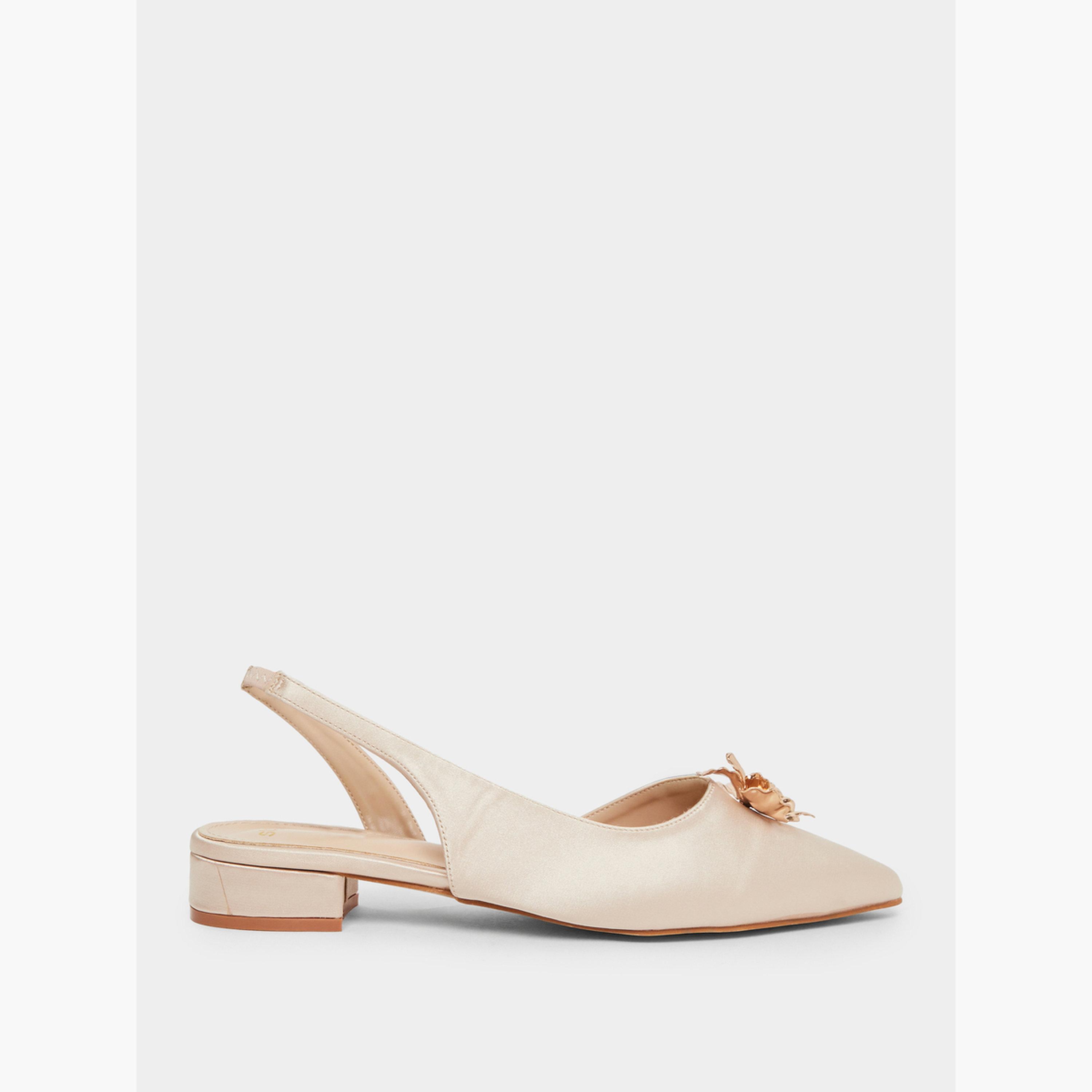 حذاء ساتان بسير خلفي وتفاصيل أزهار للنساء-women-shoes-heels-image-2