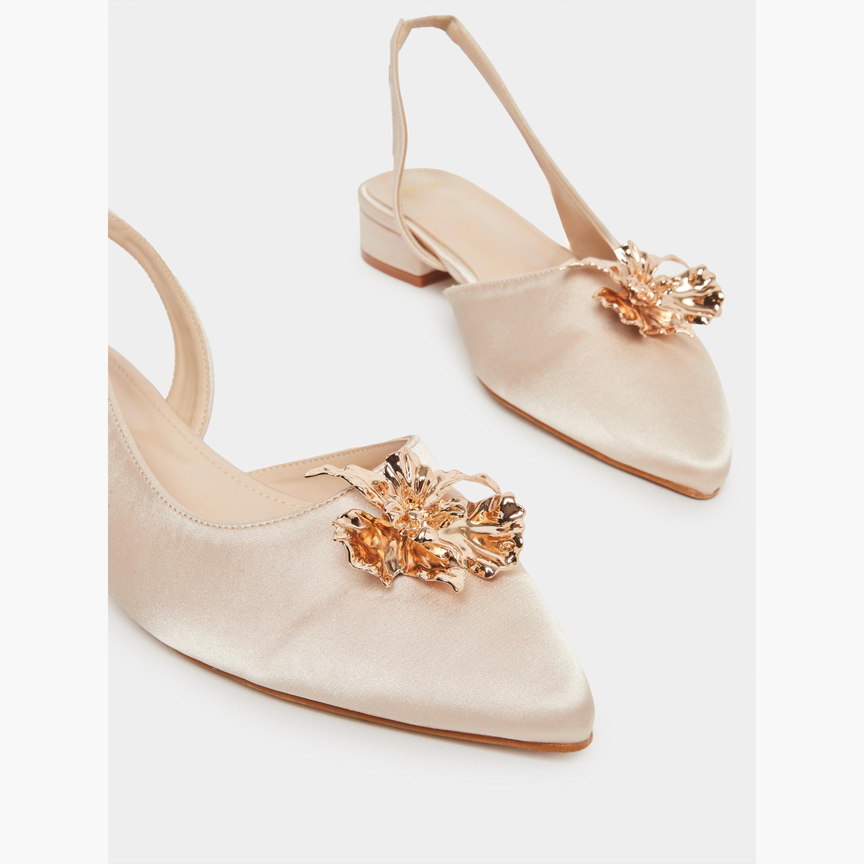 حذاء ساتان بسير خلفي وتفاصيل أزهار للنساء-women-shoes-heels-image-4