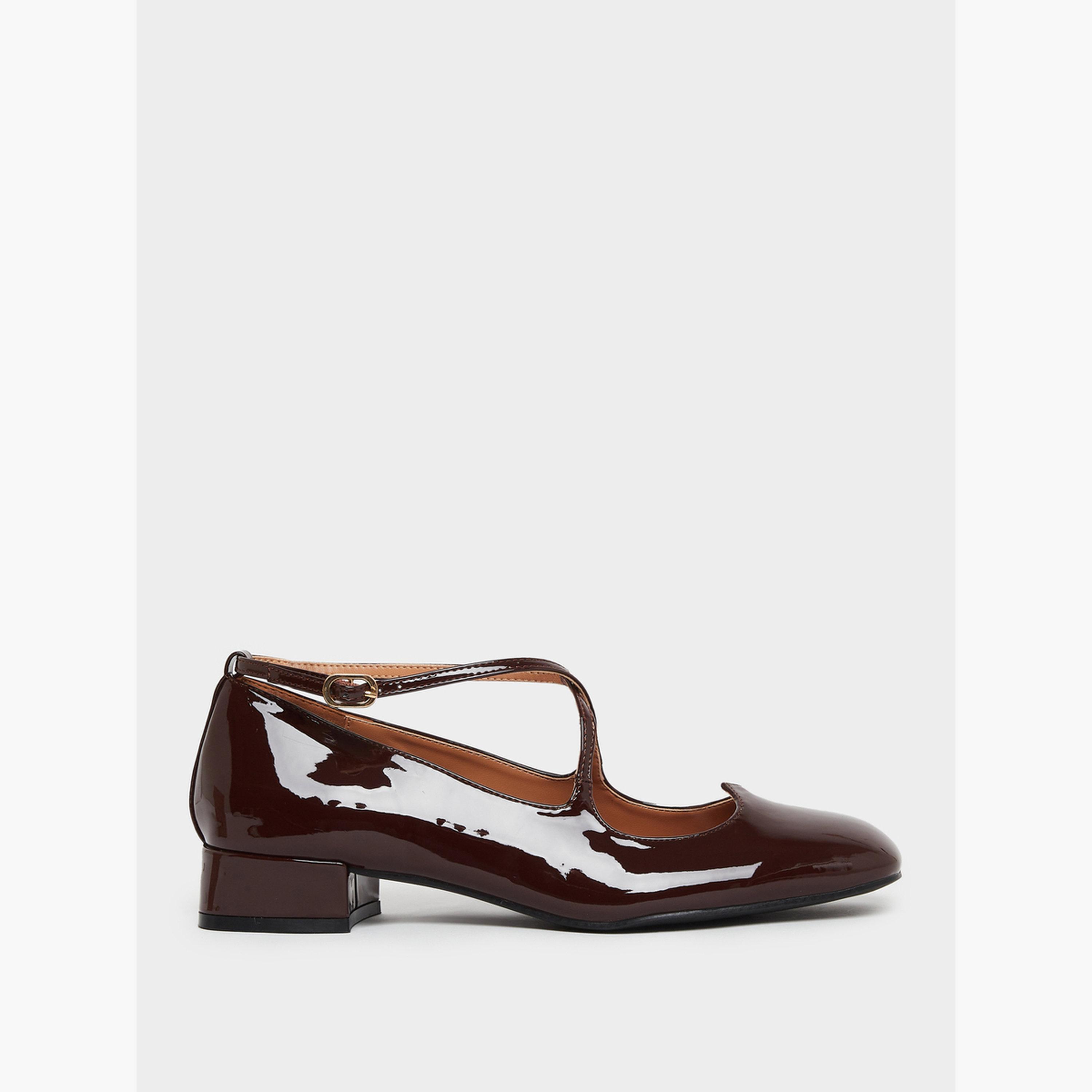 حذاء ماري جين كعب عريض جلد لامع-women-shoes-sandals-heeled-image-2