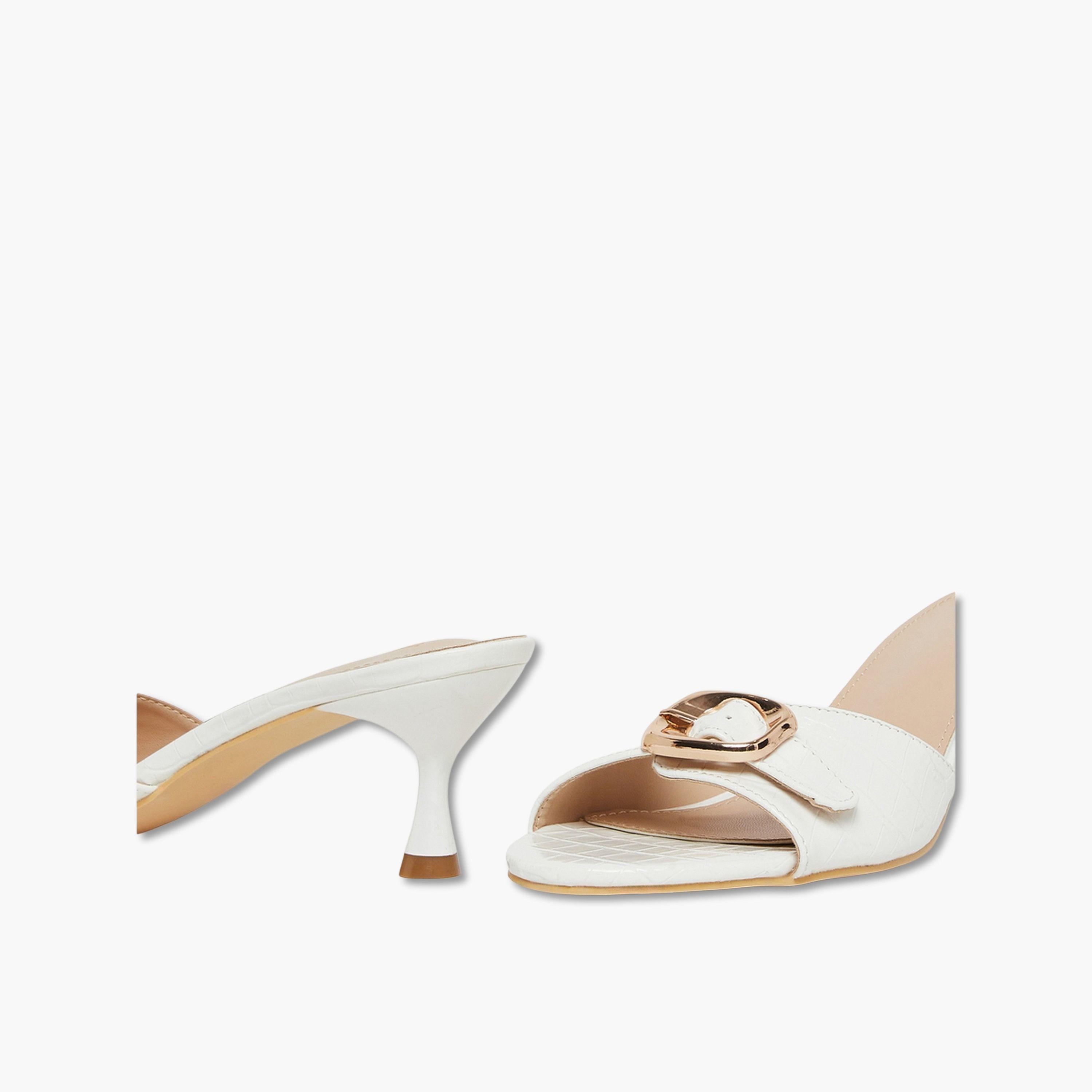 حذاء ميولز بكعب متوسط وتفاصيل إبزيم-women-shoes-sandals-heeled-image-4