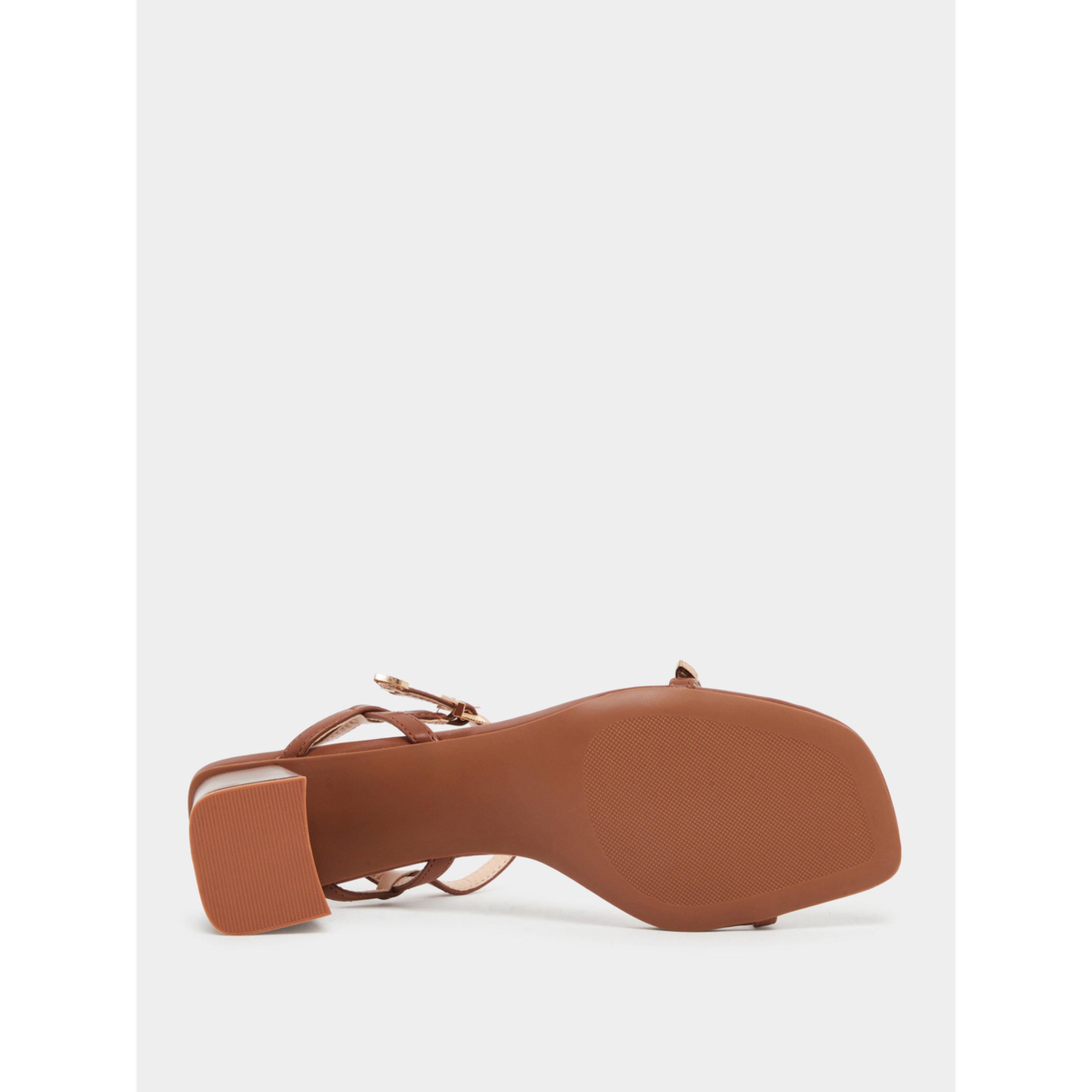 صندل نسائي بكعب سميك وتفاصيل إبزيم-women-shoes-sandals-heeled-image-5