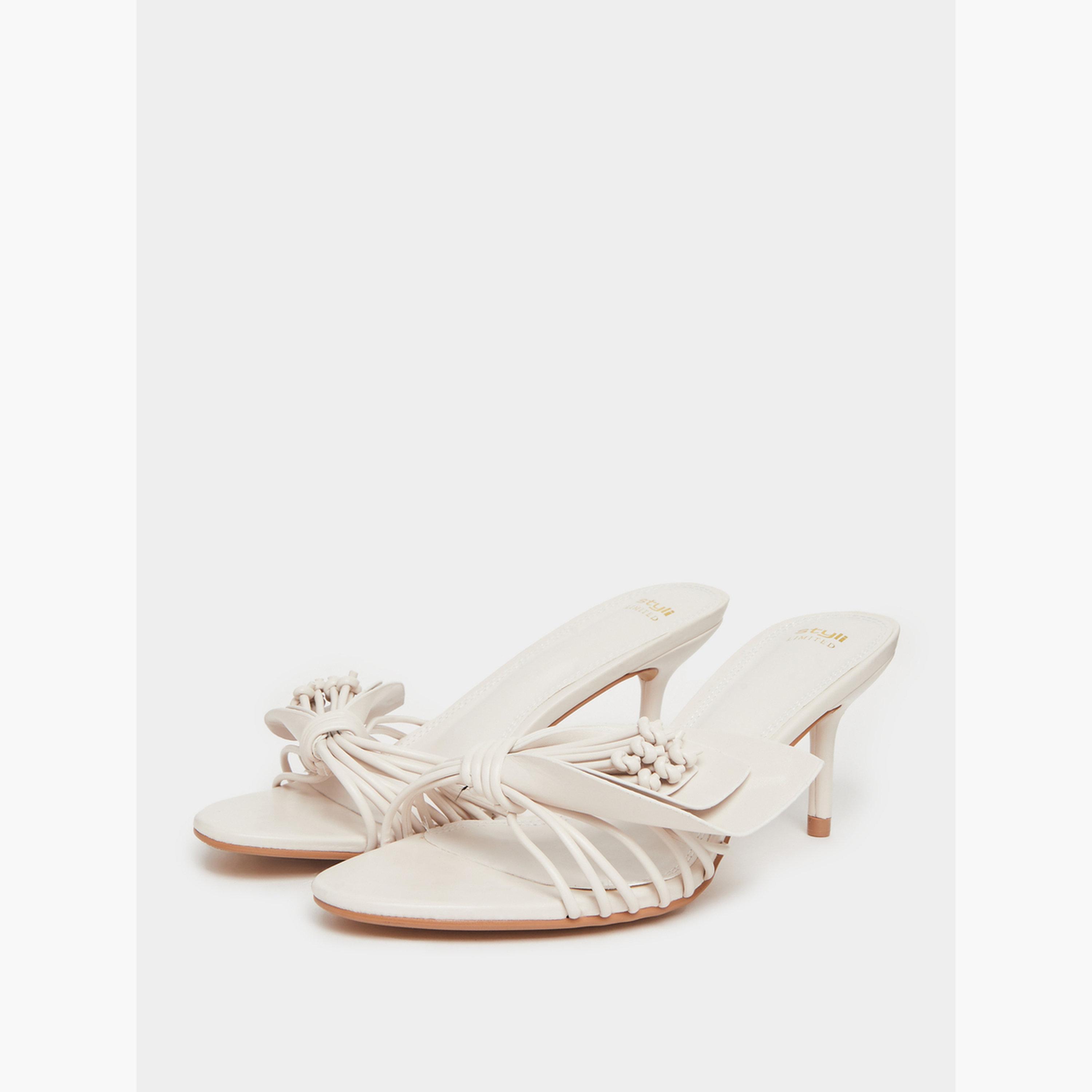 صندل كعب ستيلتو بتفاصيل زهور-women-shoes-sandals-heeled-image-1