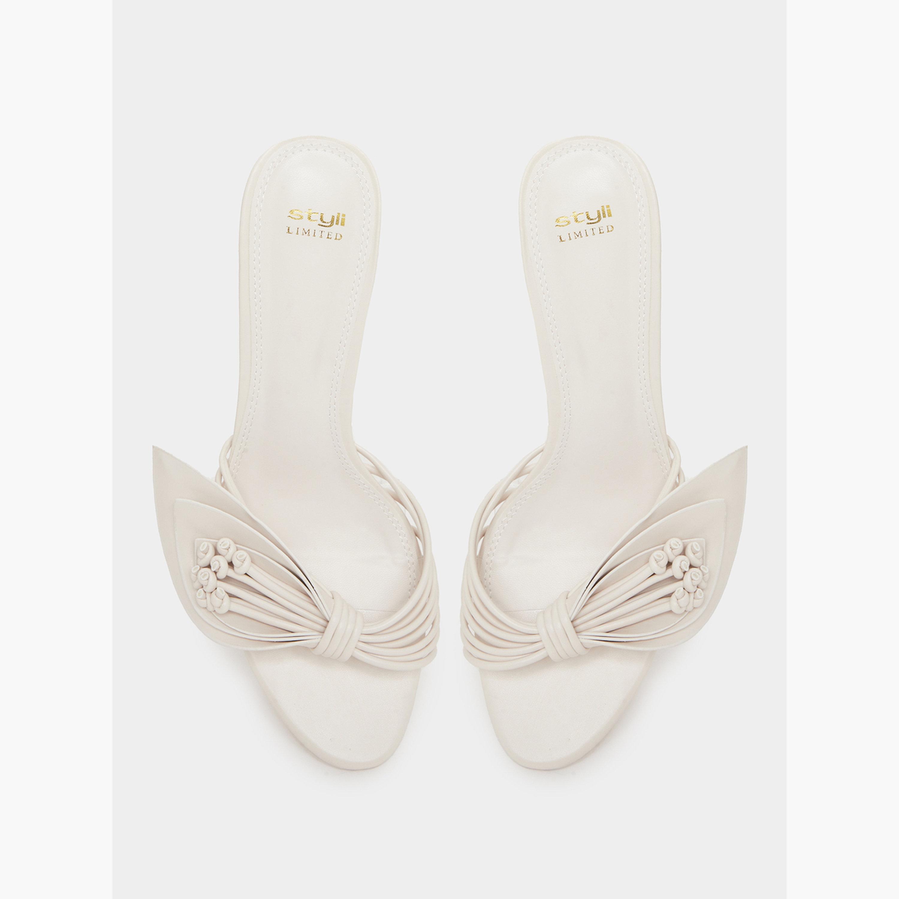صندل كعب ستيلتو بتفاصيل زهور-women-shoes-sandals-heeled-image-5