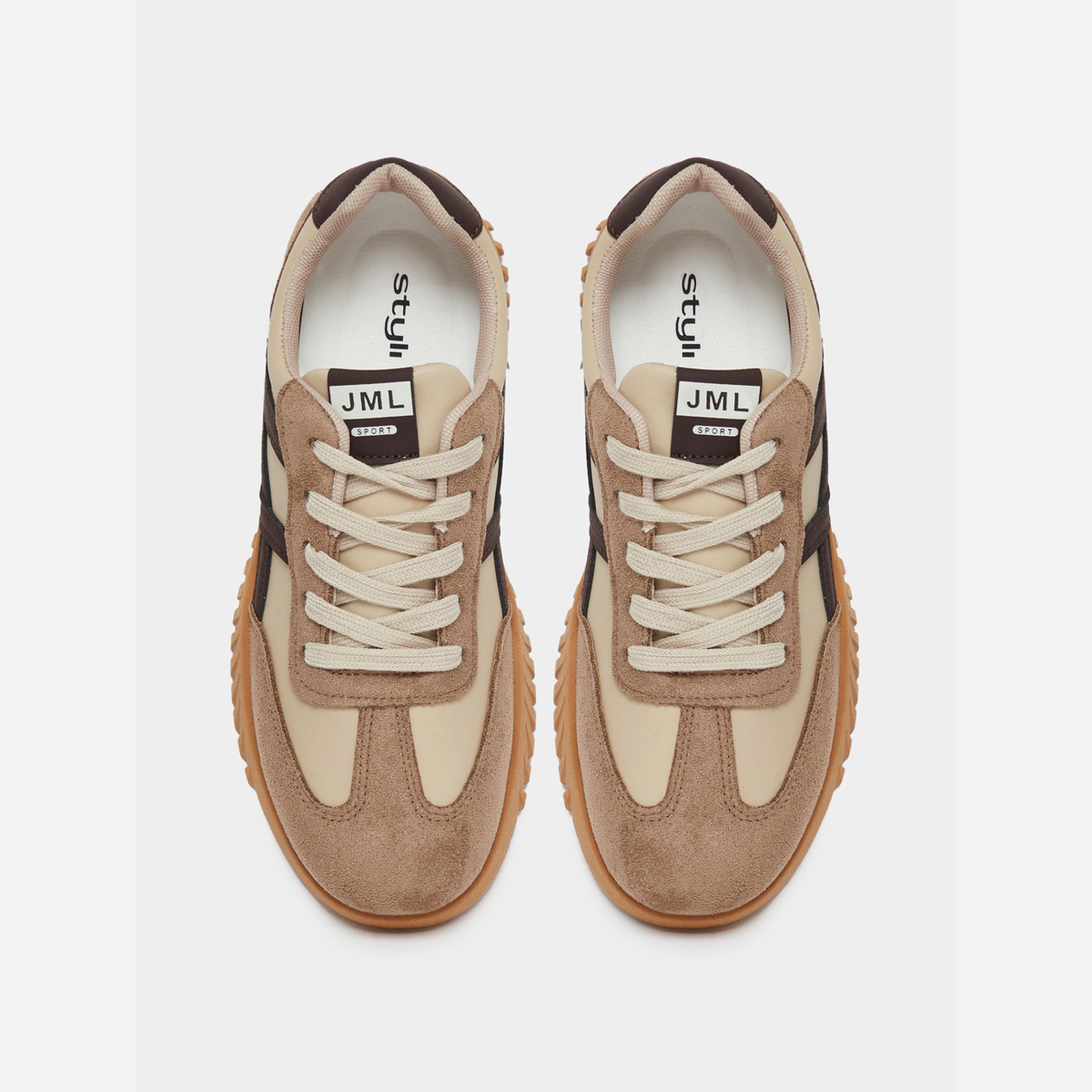 ستايلي - حذاء رياضي رباط تصميم كلاسيكي-women-shoes-sneakers-image-5