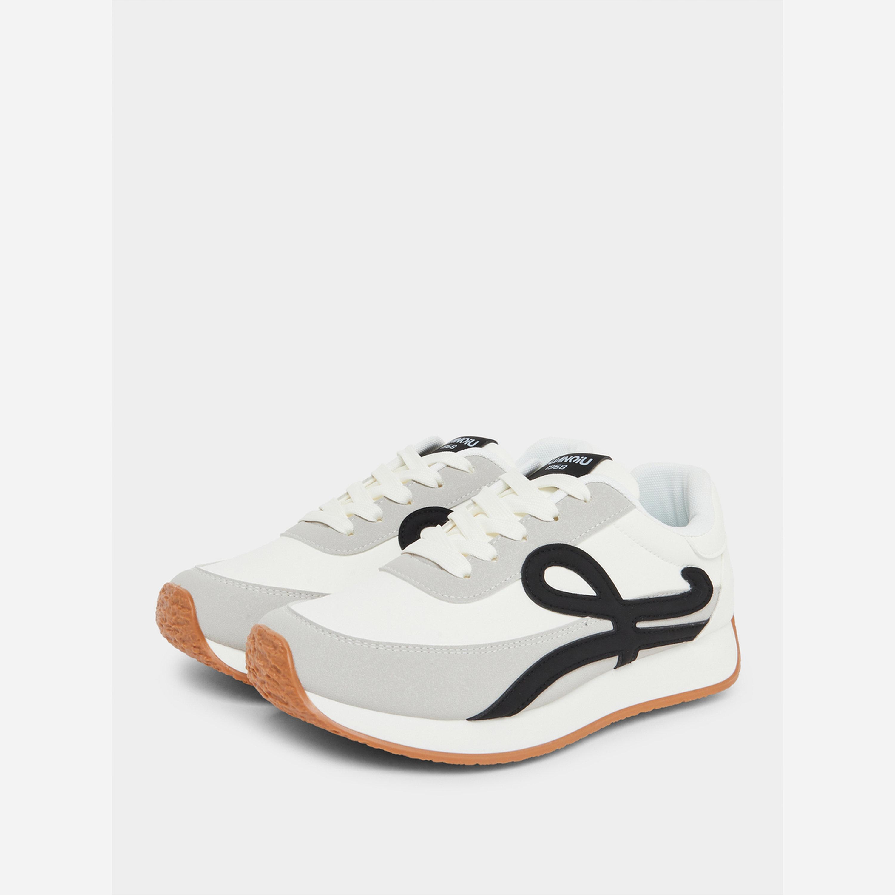 Styli Retro Lace Up Sneakers-women-shoes-sneakers-image-1