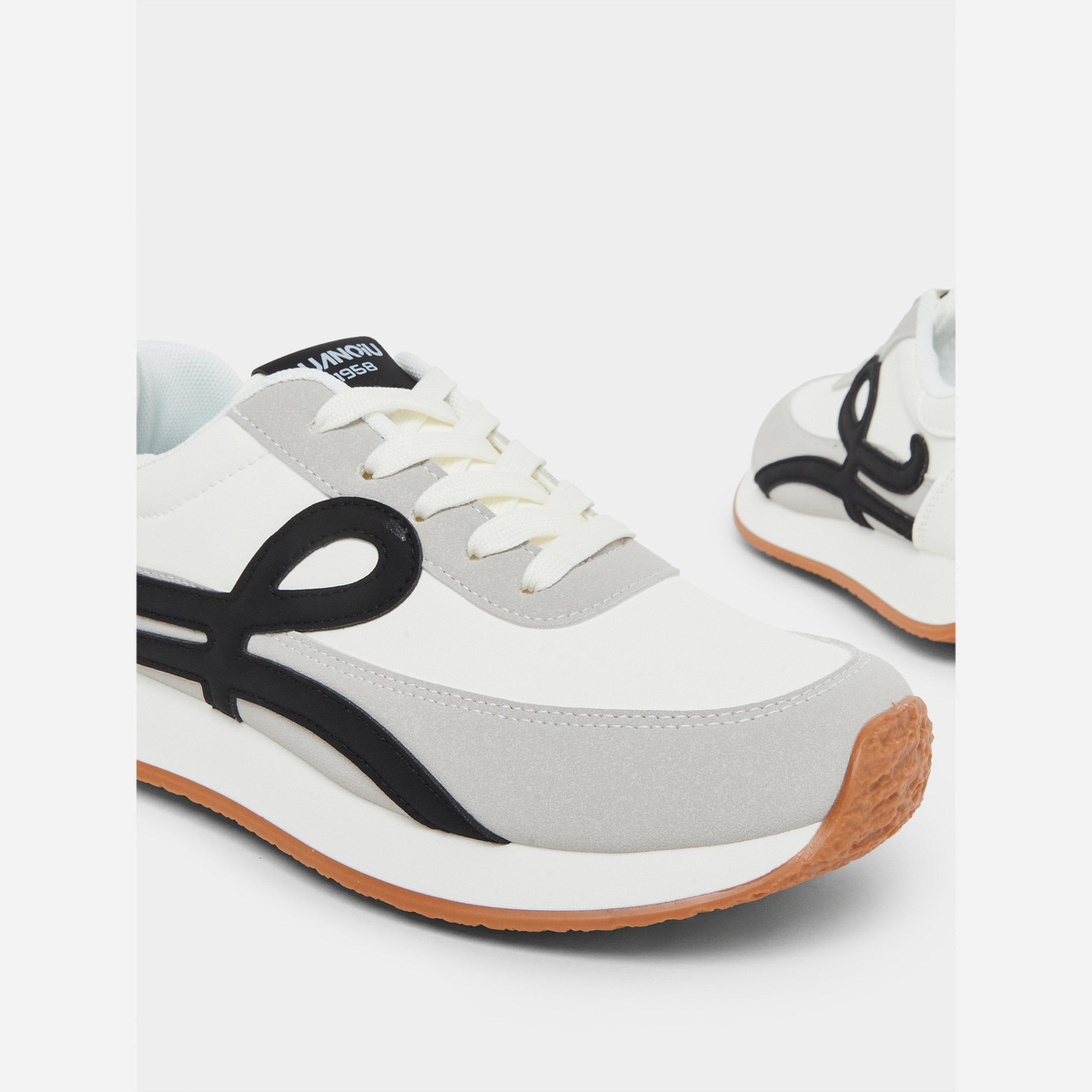 Styli Retro Lace Up Sneakers-women-shoes-sneakers-image-3