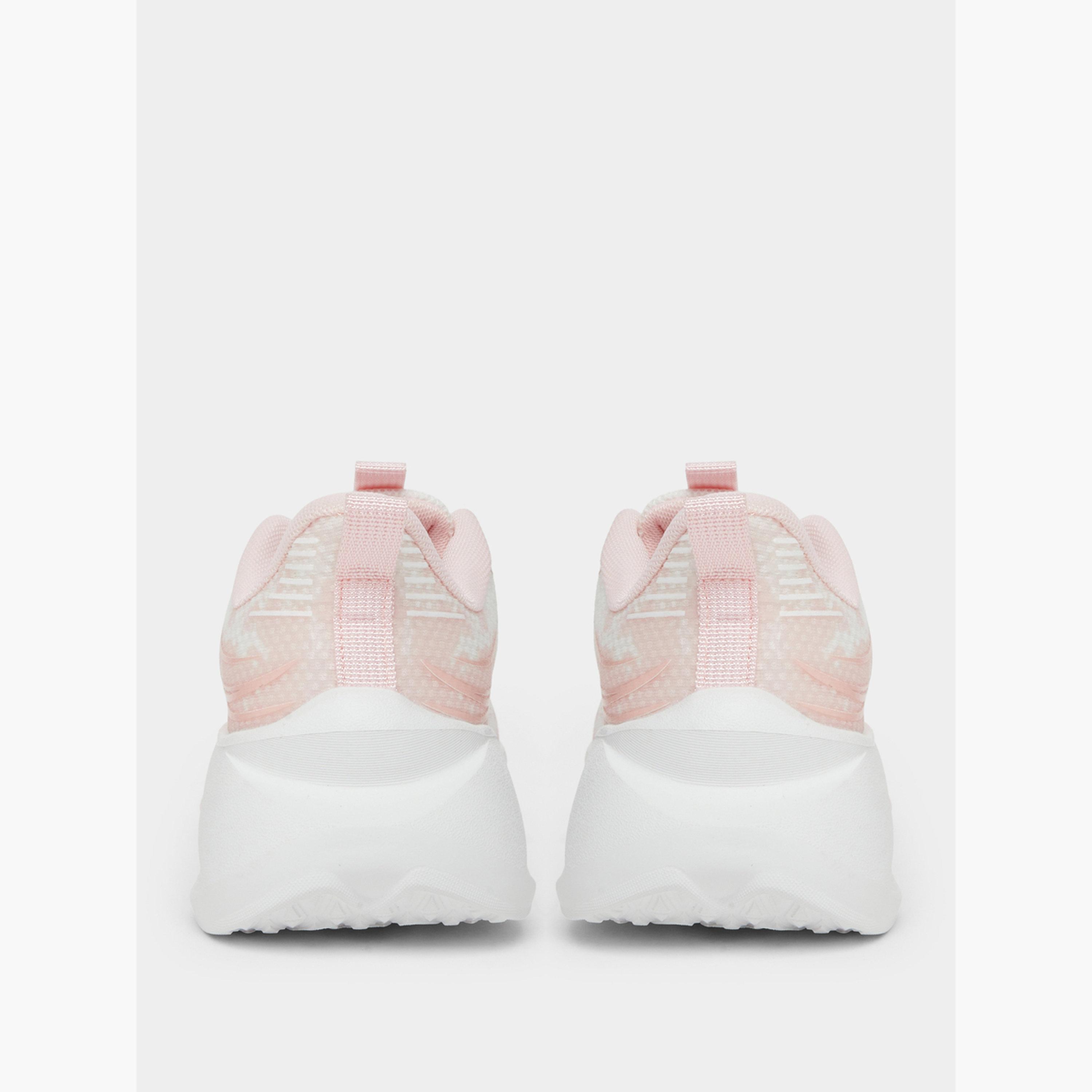Styli Women Pink Lace Up Running Sneakers-women-shoes-sneakers-image-4