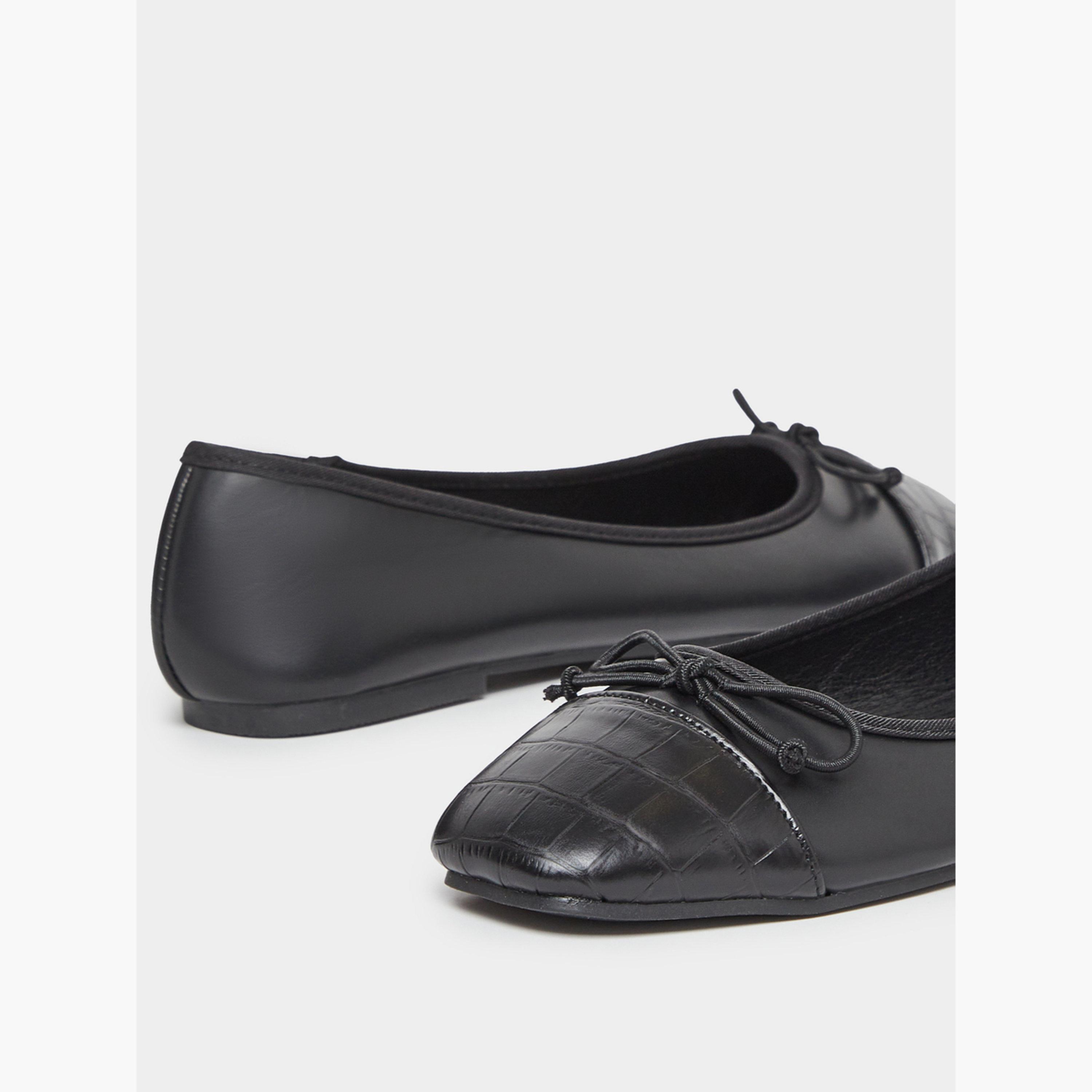 Styli Black Ballet Flat Shoes-women-shoes-flats-loafers-image-3