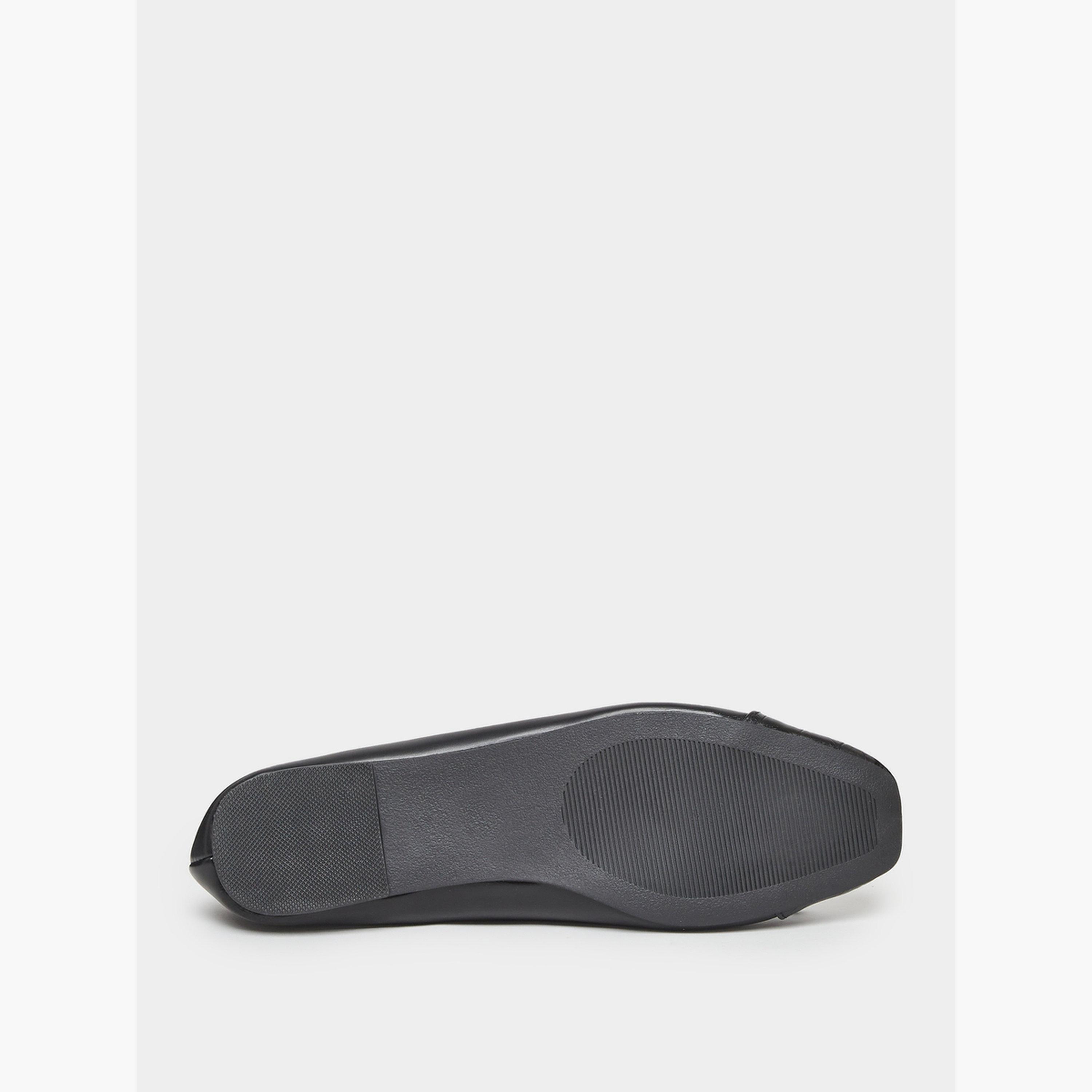 Styli Black Ballet Flat Shoes-women-shoes-flats-loafers-image-6