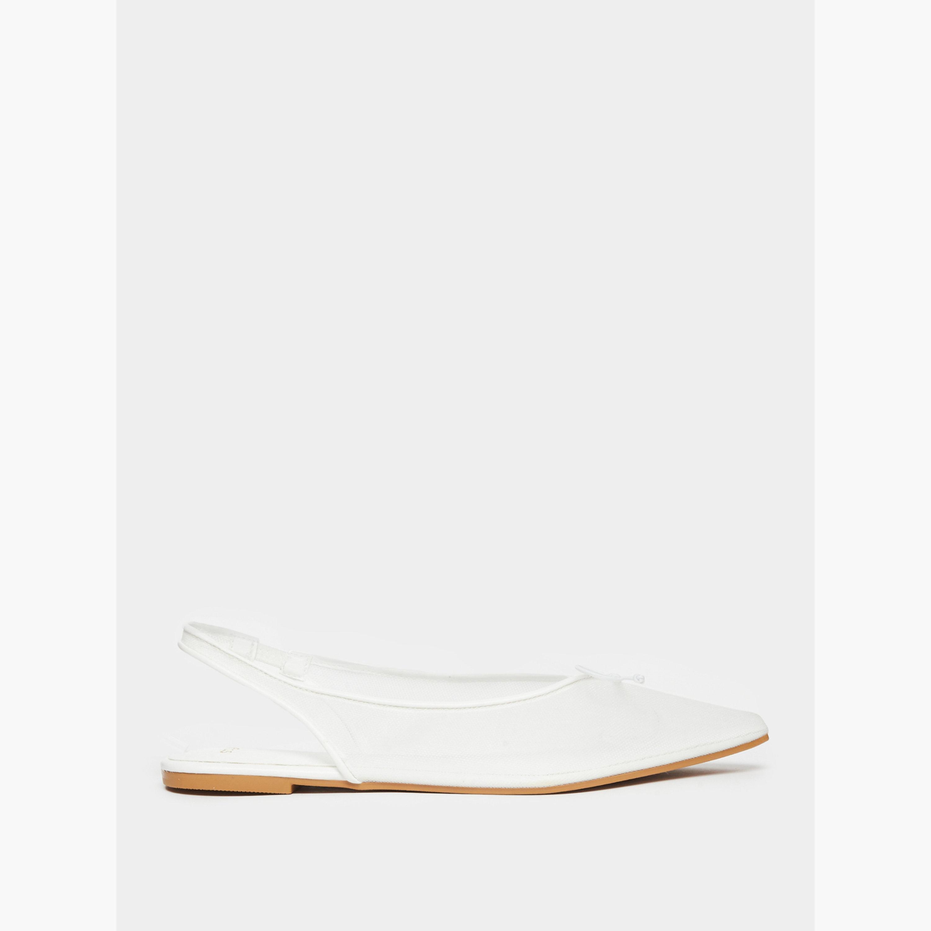 Styli White Slingback Flat Shoes-women-shoes-flats-loafers-image-2