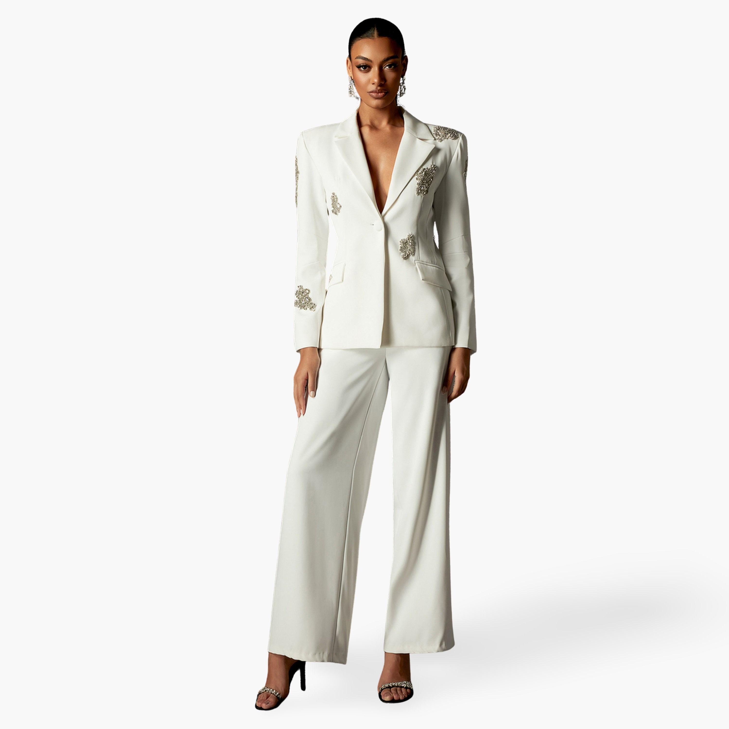 طقم بليزر وبنطال مزين-women-clothing-coordsets-image-1