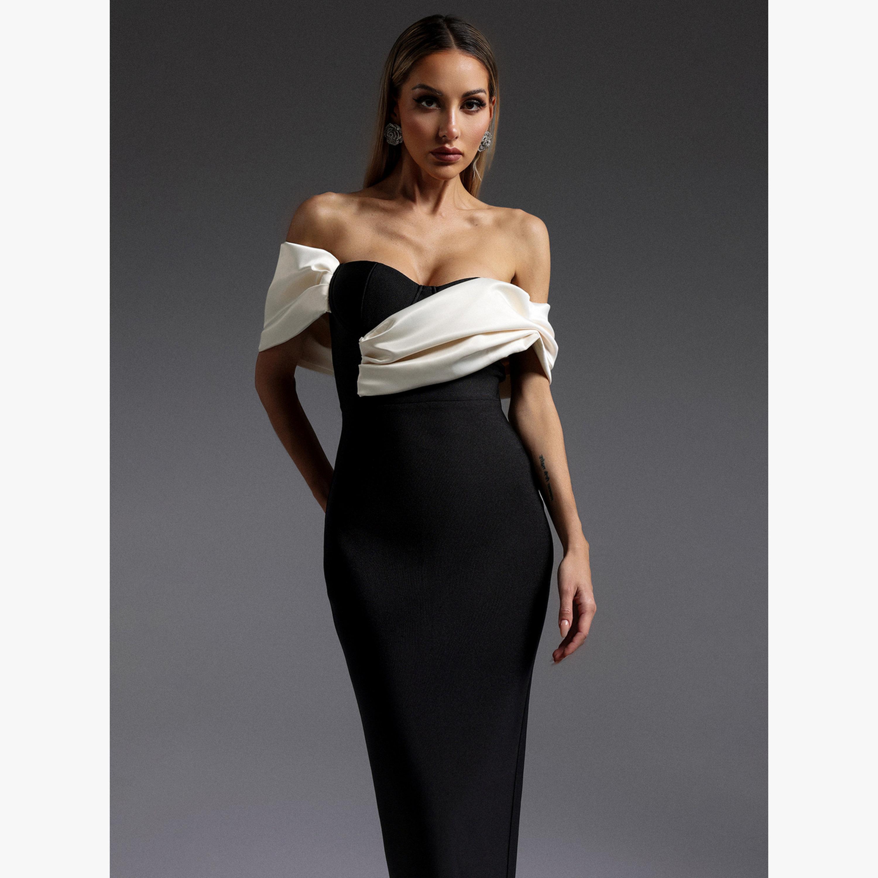 فستان طويل بتفاصيل مُتباينة-women-clothing-dresses-image-3