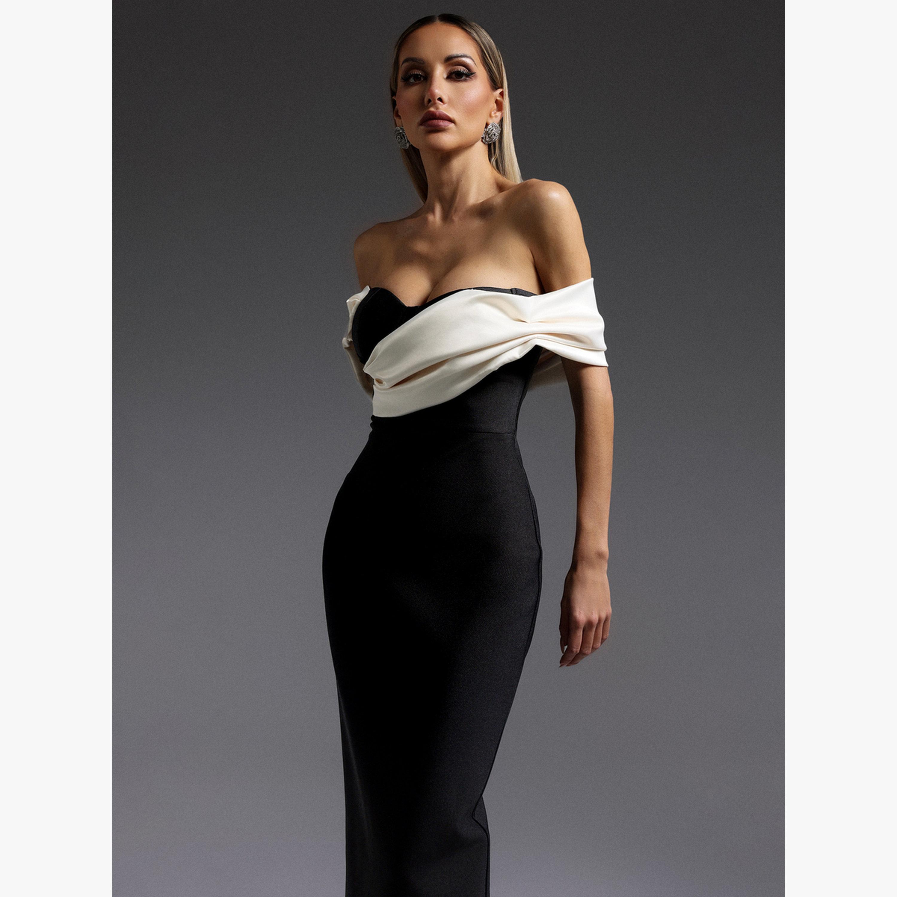 فستان طويل بتفاصيل مُتباينة-women-clothing-dresses-image-4