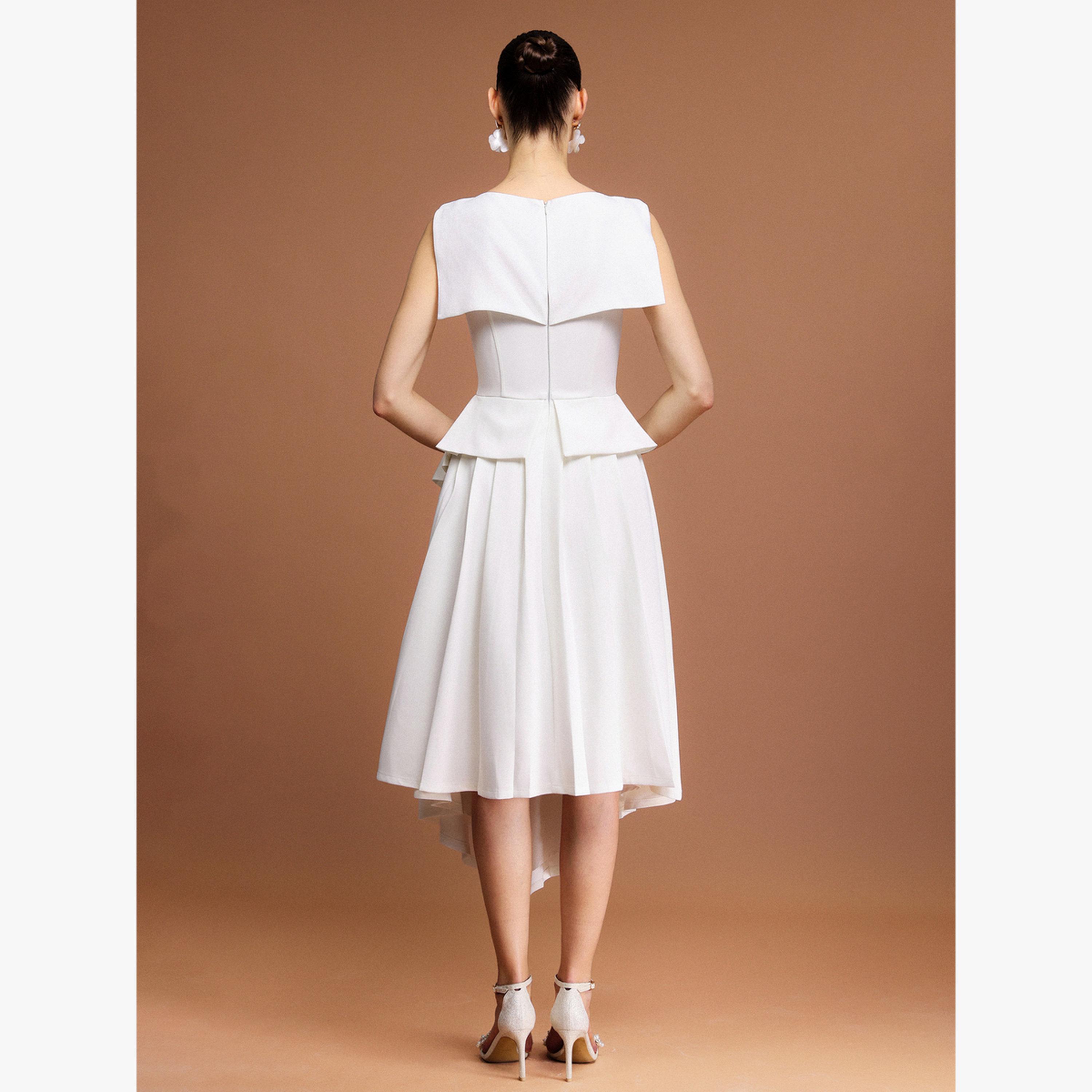 فستان ميدي بحافة واسعة بلا أكمام-women-clothing-dresses-image-3