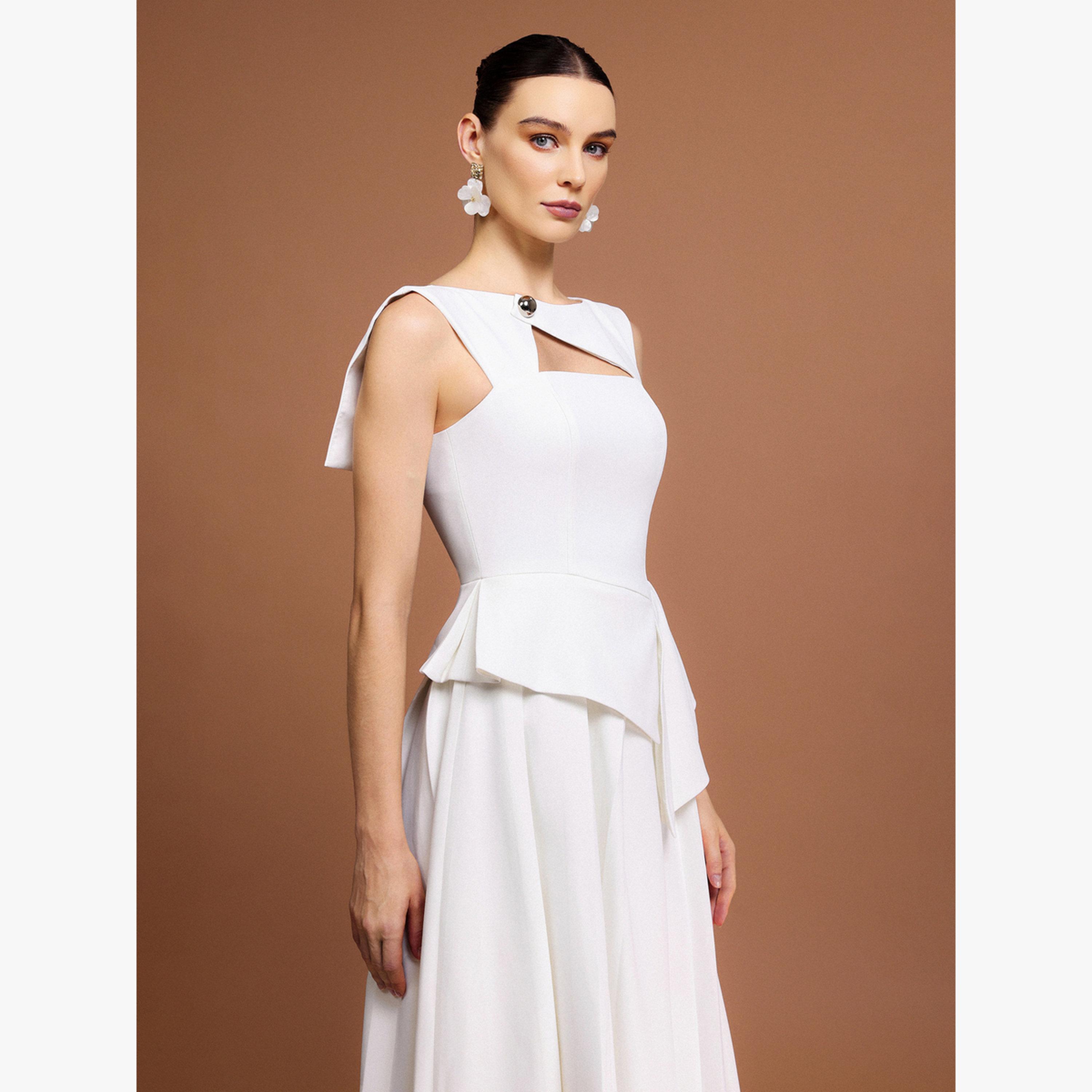فستان ميدي بحافة واسعة بلا أكمام-women-clothing-dresses-image-5