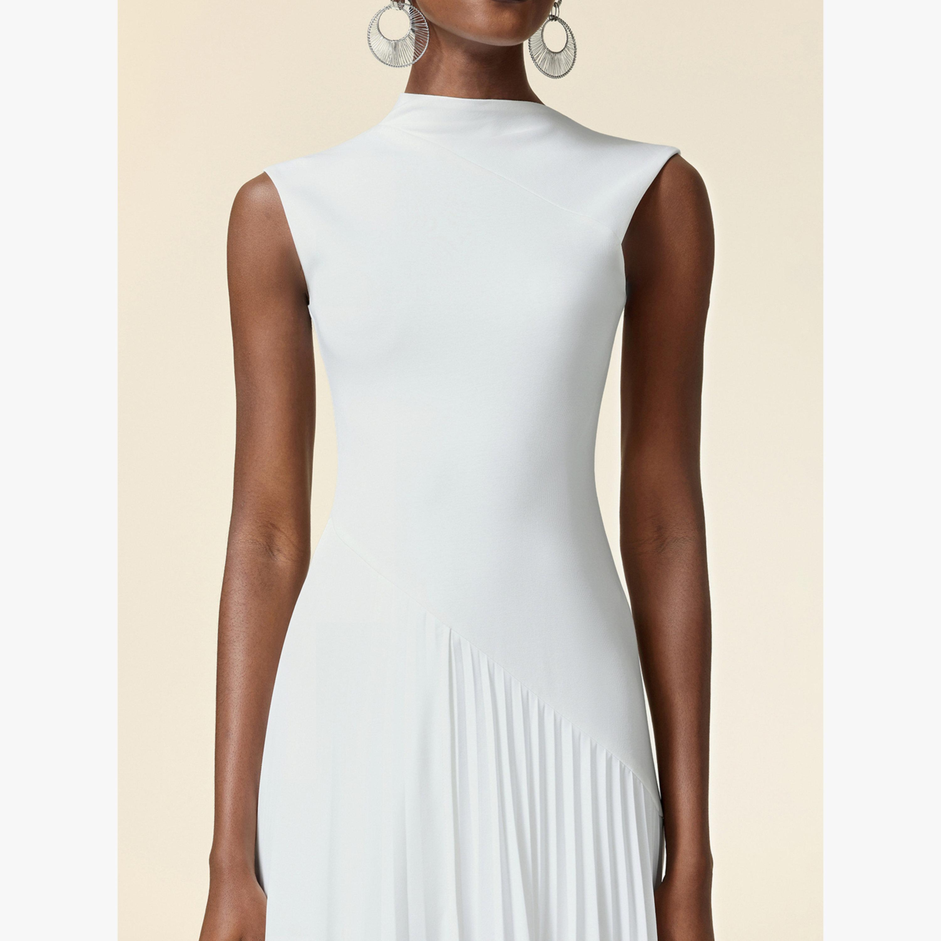 فستان طويل بحافة واسعة بلا أكمام-women-clothing-dresses-image-6