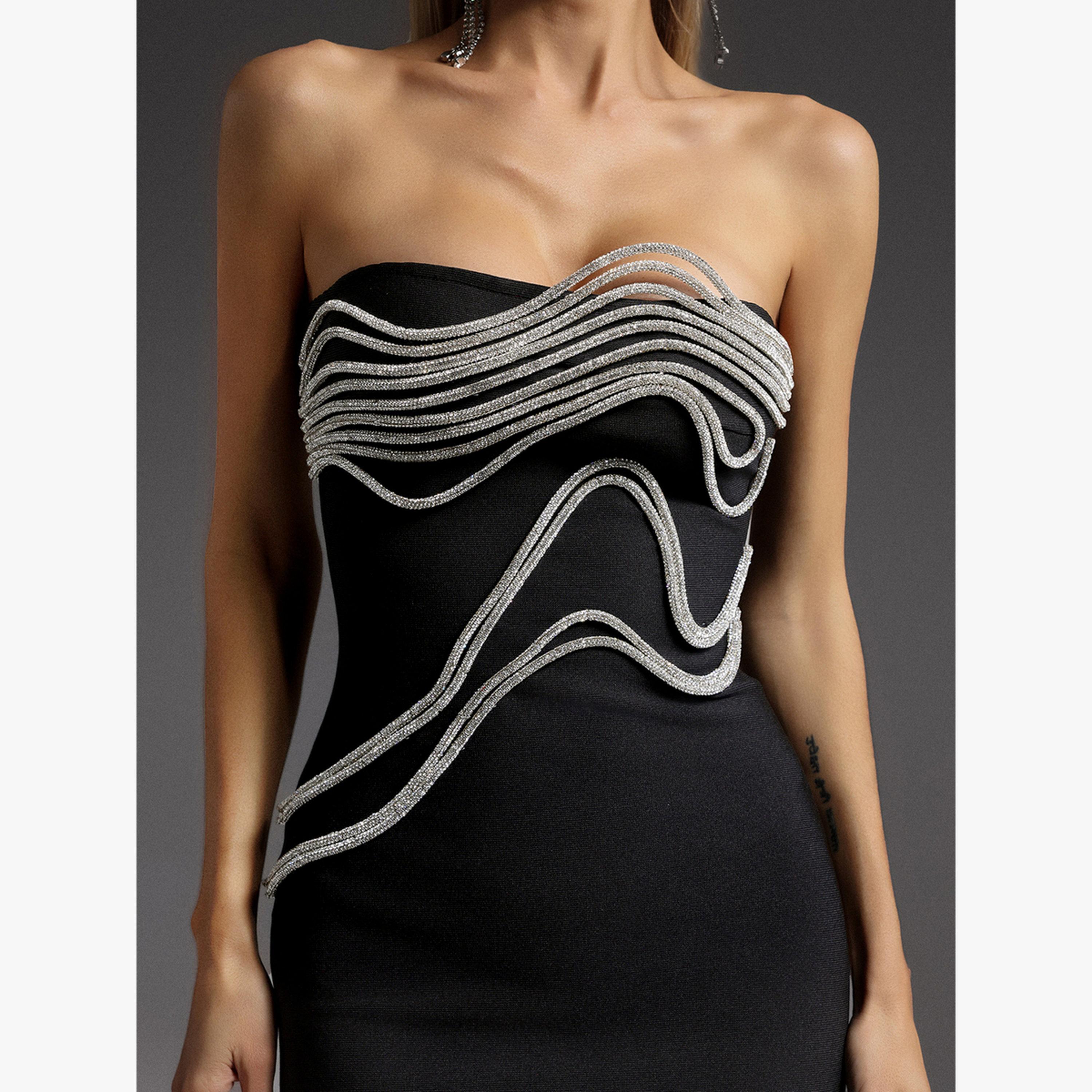 فستان ميدي ضيق مزين-women-clothing-dresses-image-5