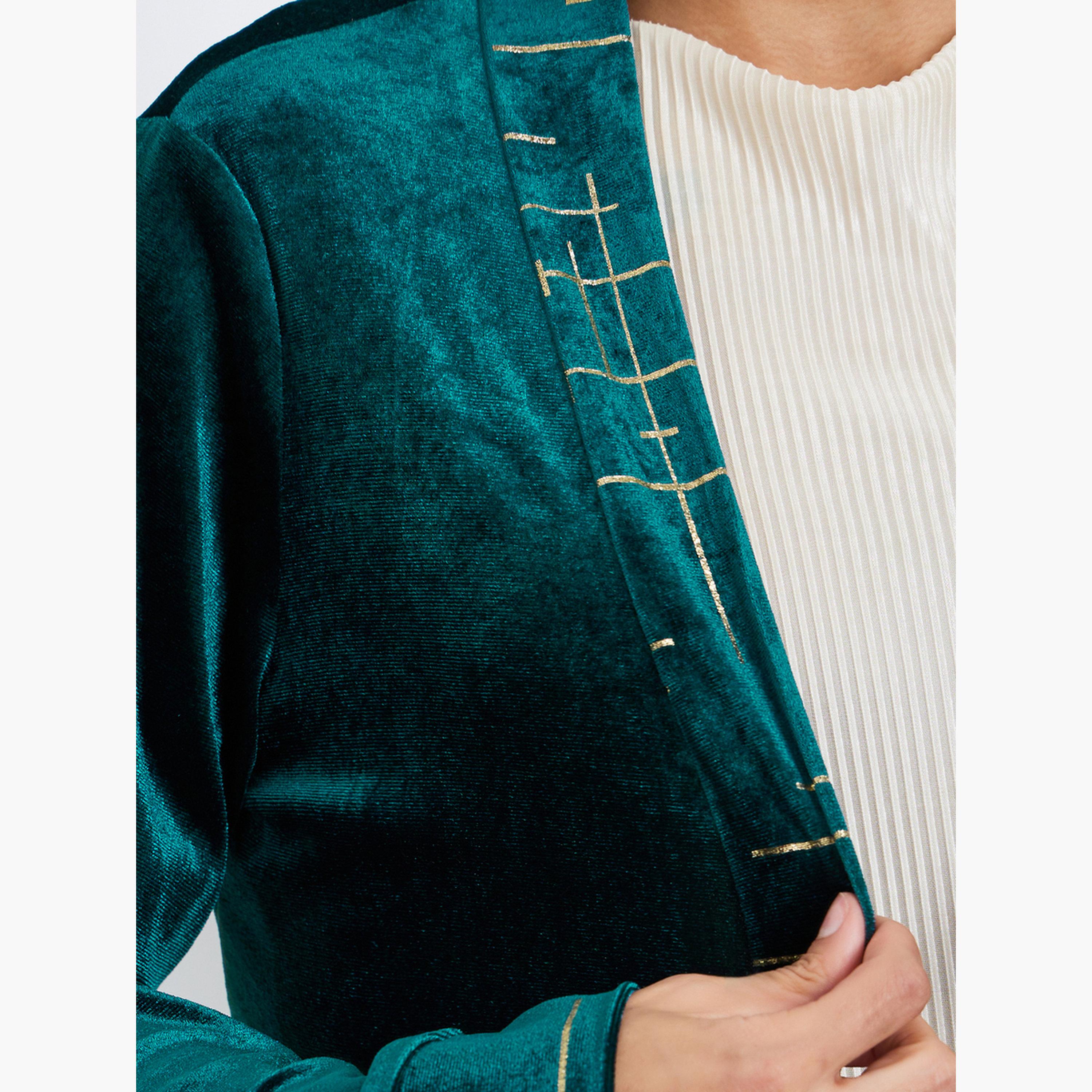 عباية بتفاصيل طبعة بالرقائق المعدنية-women-arabicclothing-abayas-image-3