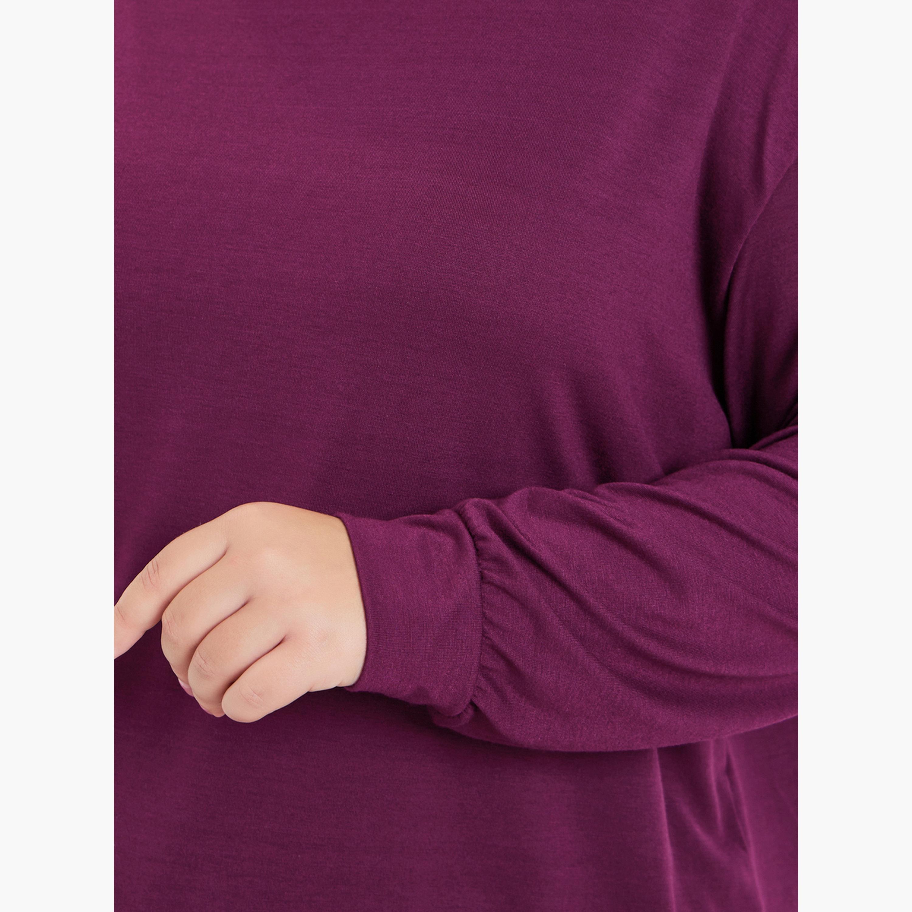طقم بيجاما من بنطال وبلوزة بمقاس كبير-women-clothing-nightwear-pyjamas-longsets-image-6