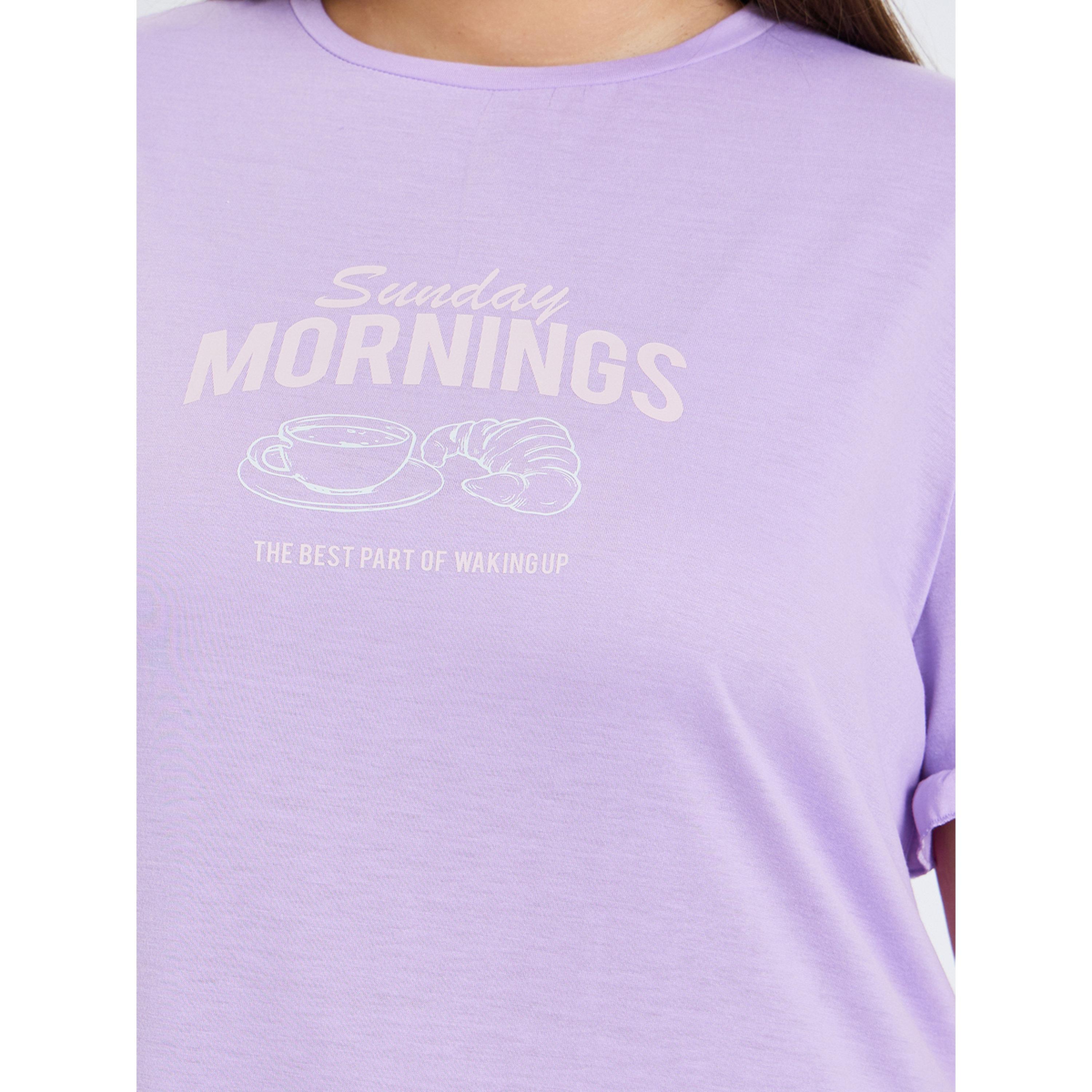 Styli Plus Size Women Lilac Ruffle Sleeve Nightdress-women-clothing-nightwear-nighties-image-3