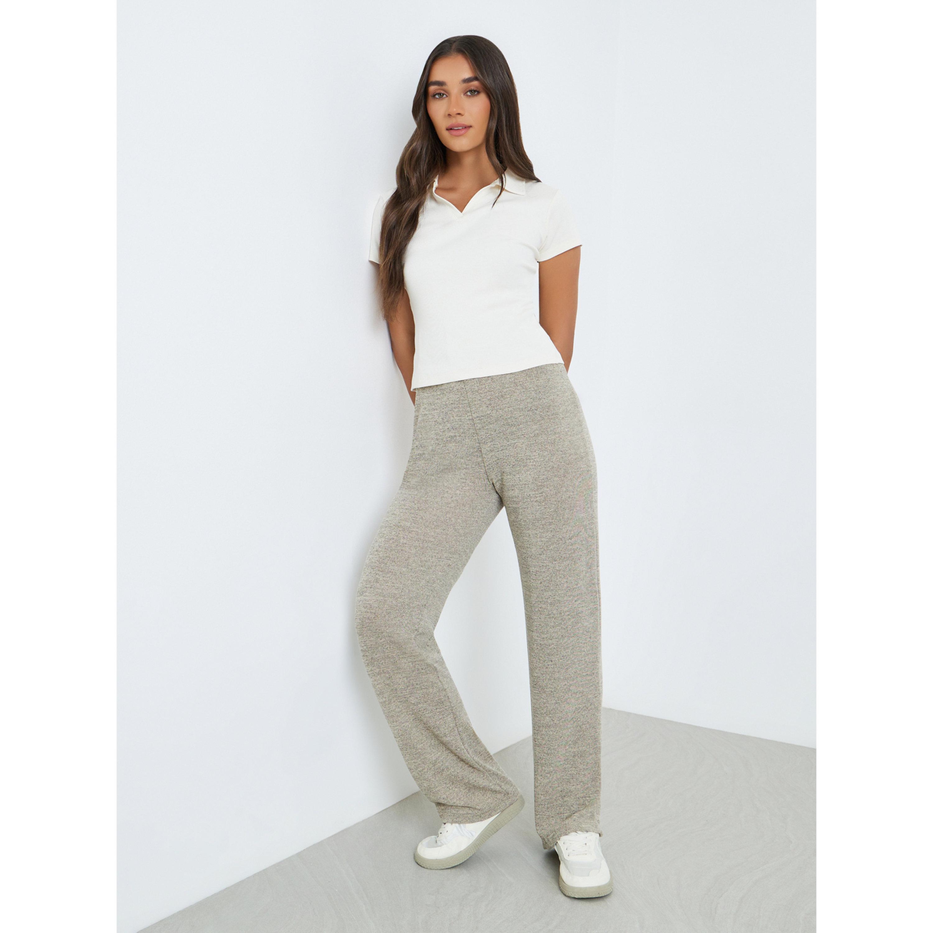 بنطال محبوك بقصة فضفاضة للنساء-women-clothing-bottoms-joggers-image-2