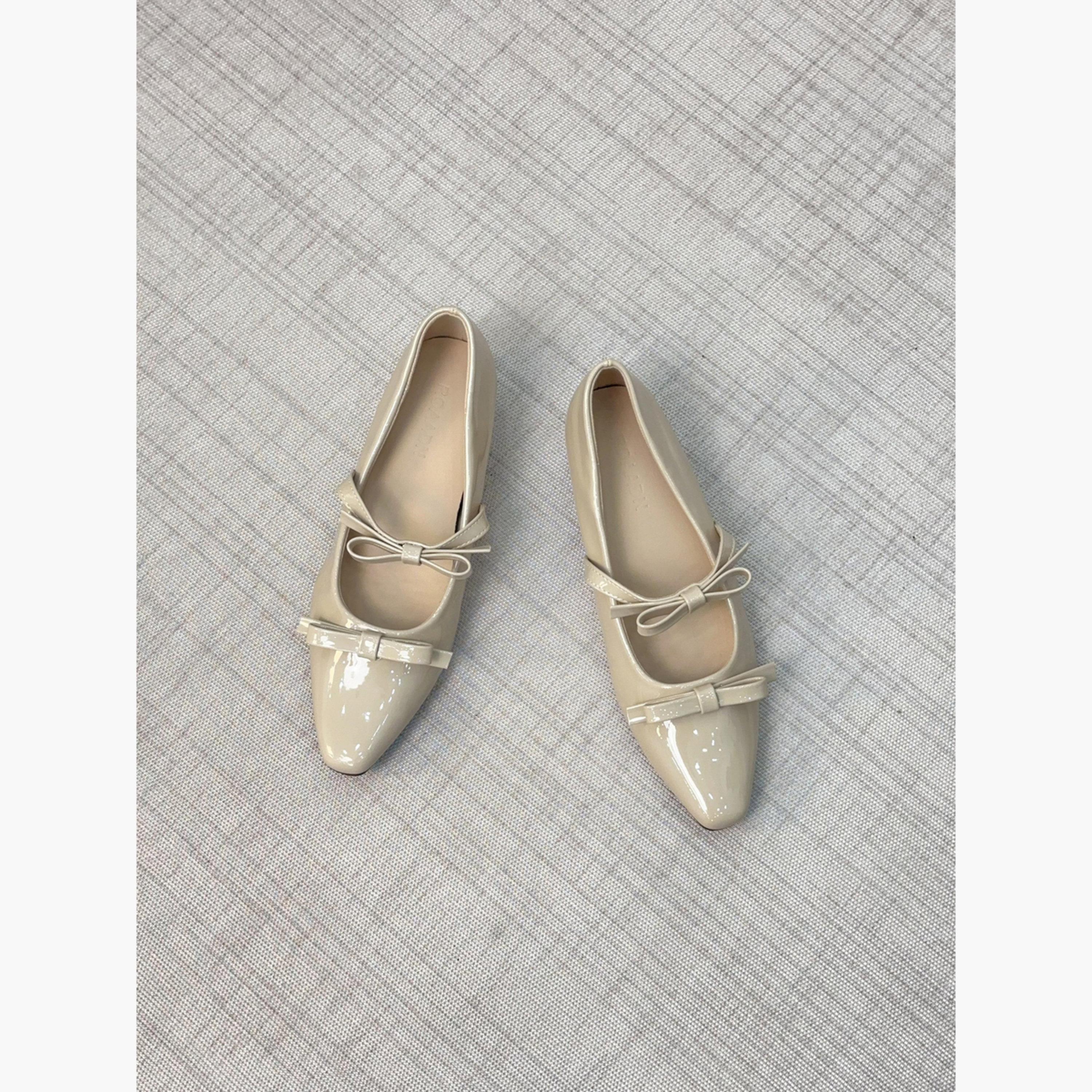 حذاء بحزام بفيونكة مزدوجة-women-shoes-ballerinas-image-4