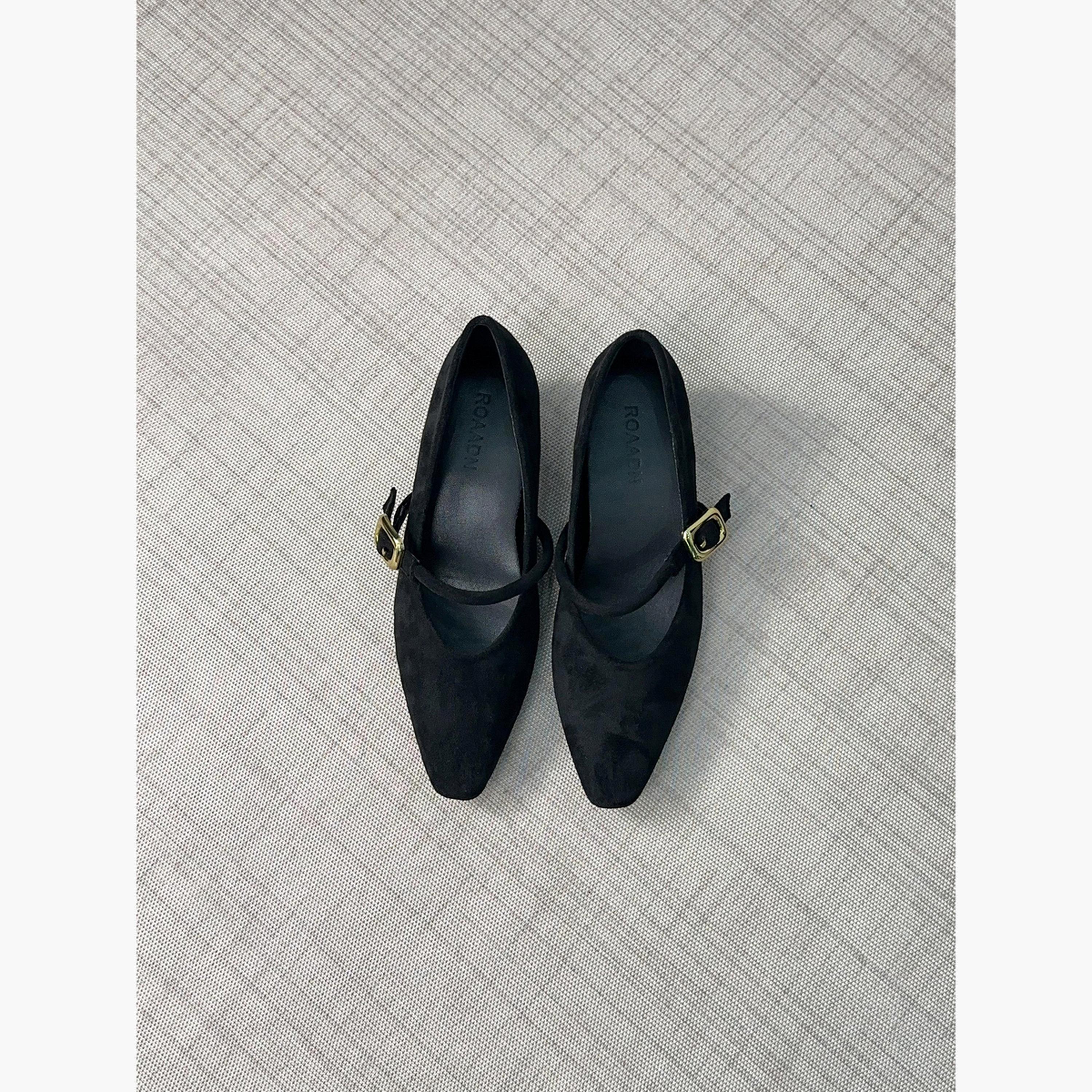 حذاء ماري جين من الشمواه-women-shoes-sandals-flats-image-2