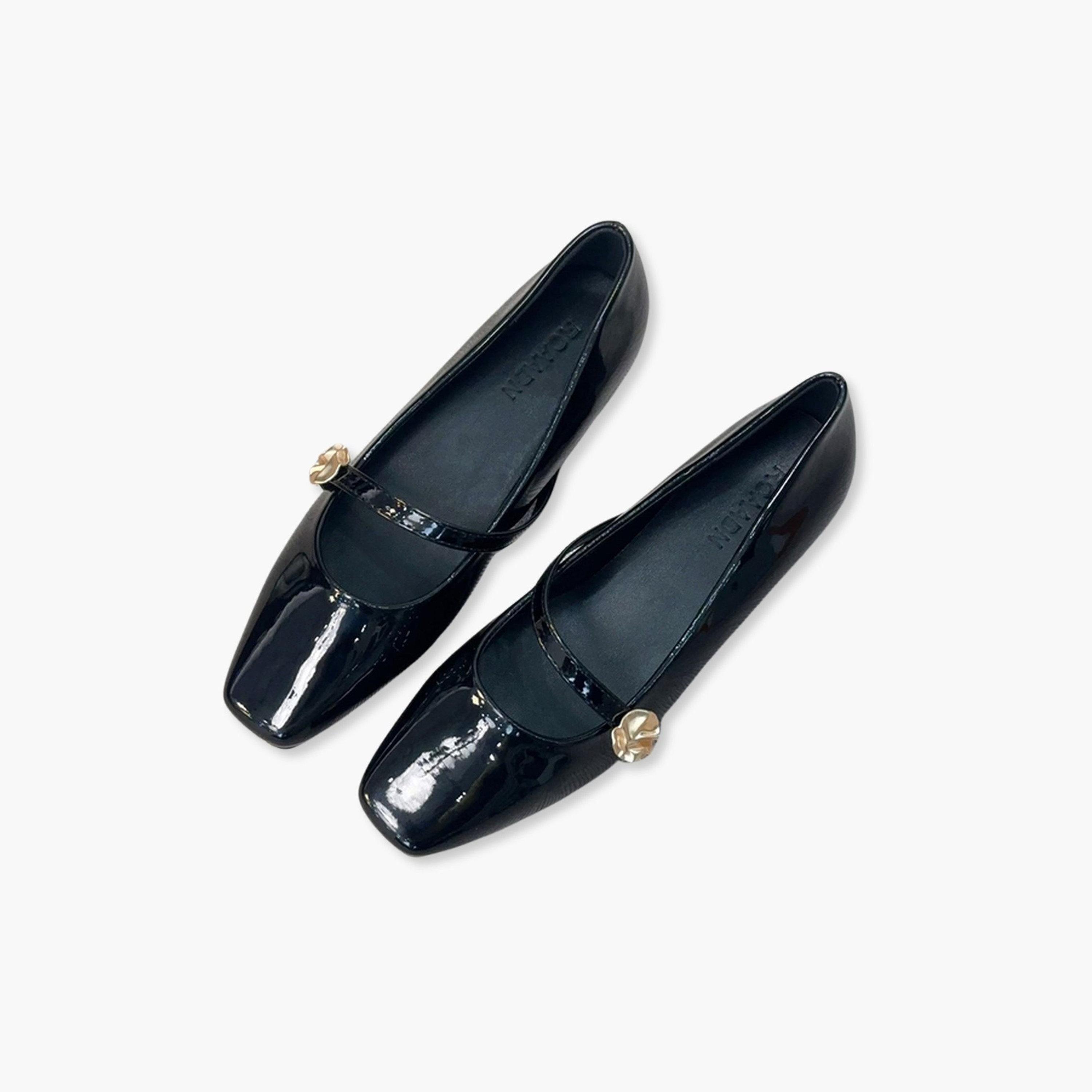 حذاء ماري جين من الجلد اللامع-women-shoes-sandals-flats-image-1