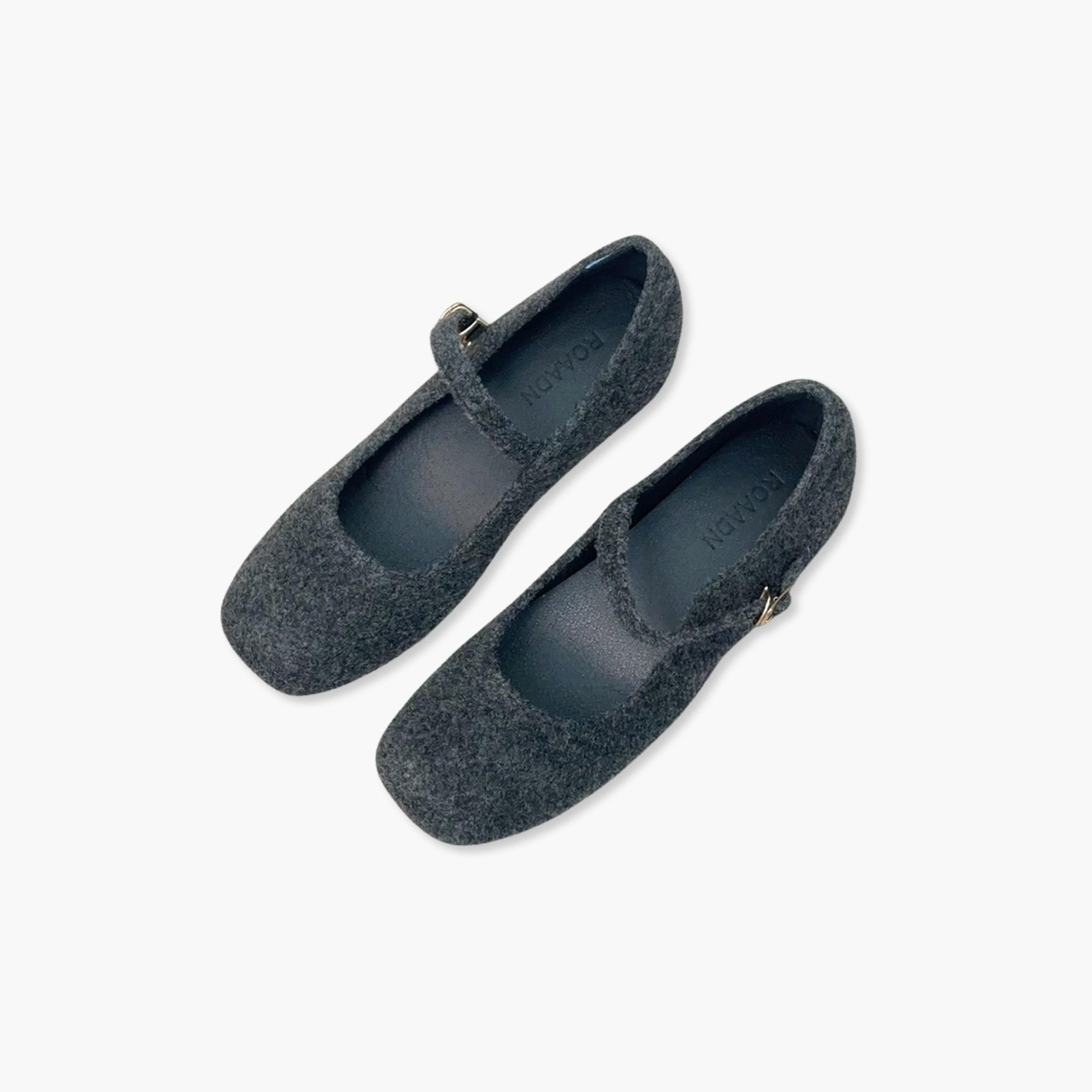 Take Two Women Grey Mary Jane Flats-women-shoes-sandals-flats-image-1