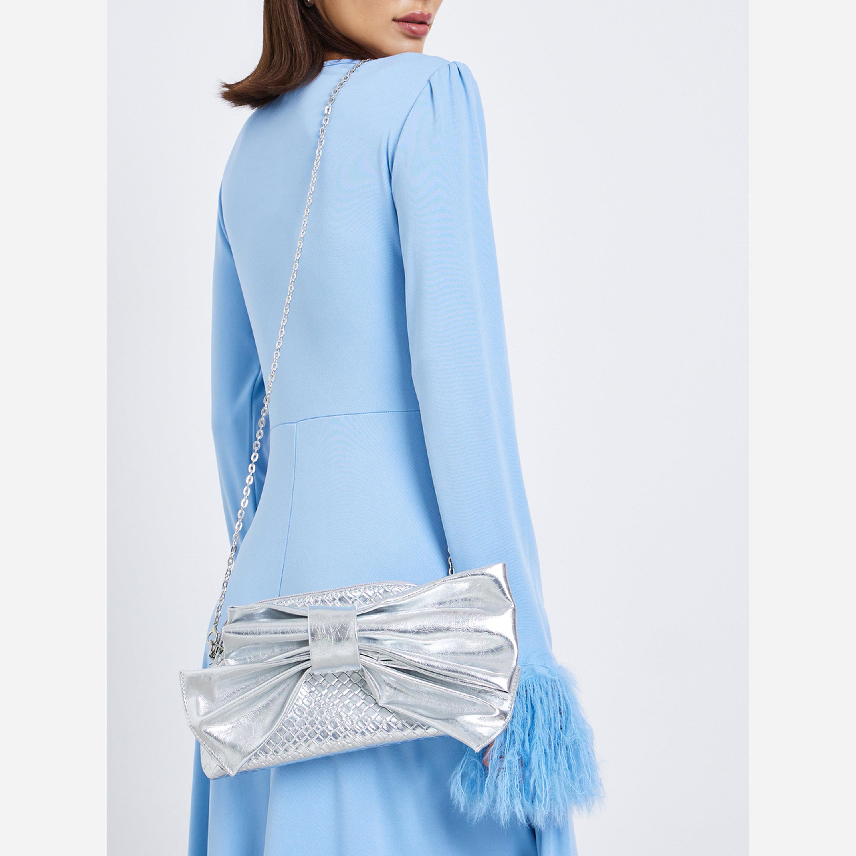 ستايلي - شنطة يد صغيرة مزينة بفيونكة-women-bagsandwallets-handbags-image-2