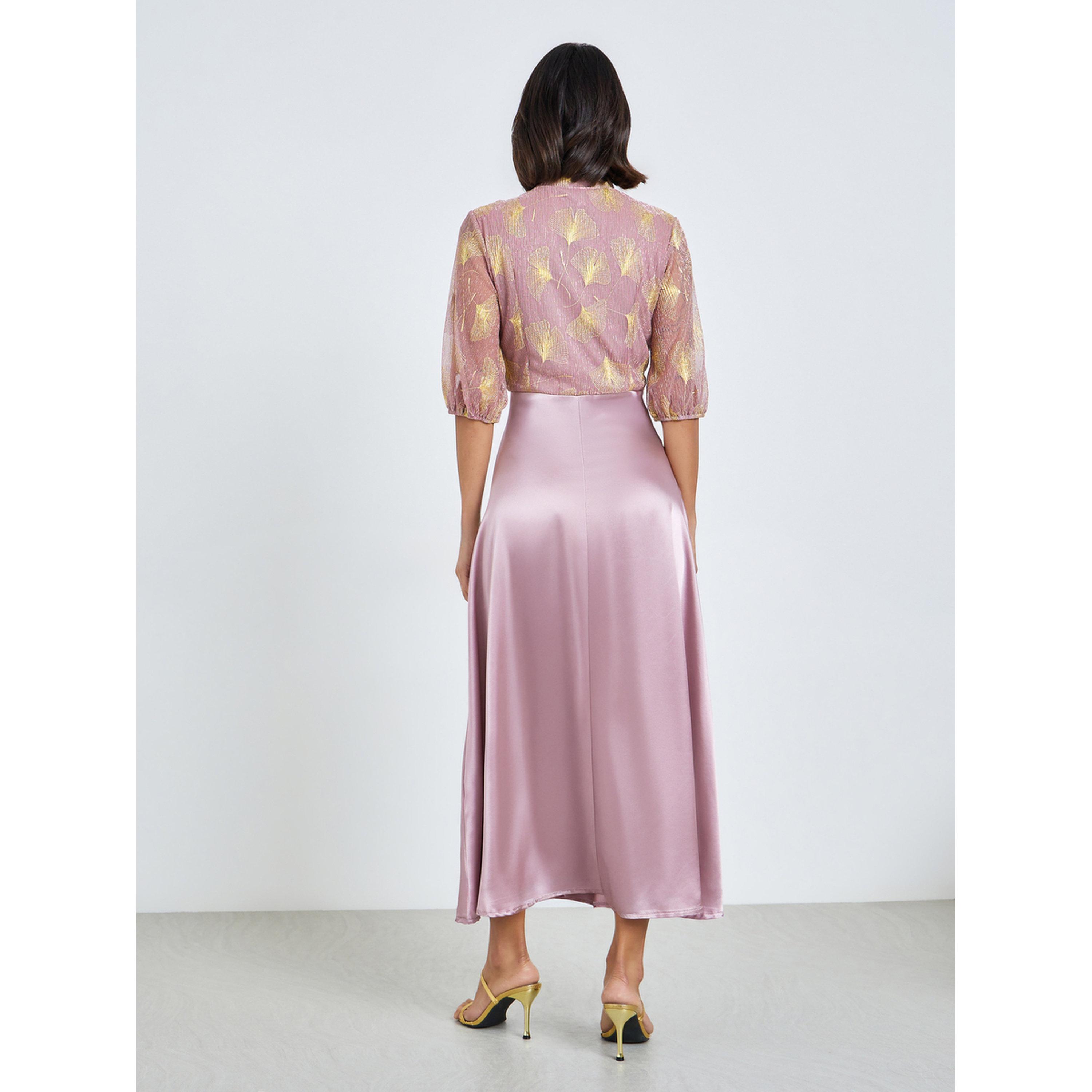 فستان طويل بحافة واسعة بطبعة فويل-women-clothing-dresses-image-4