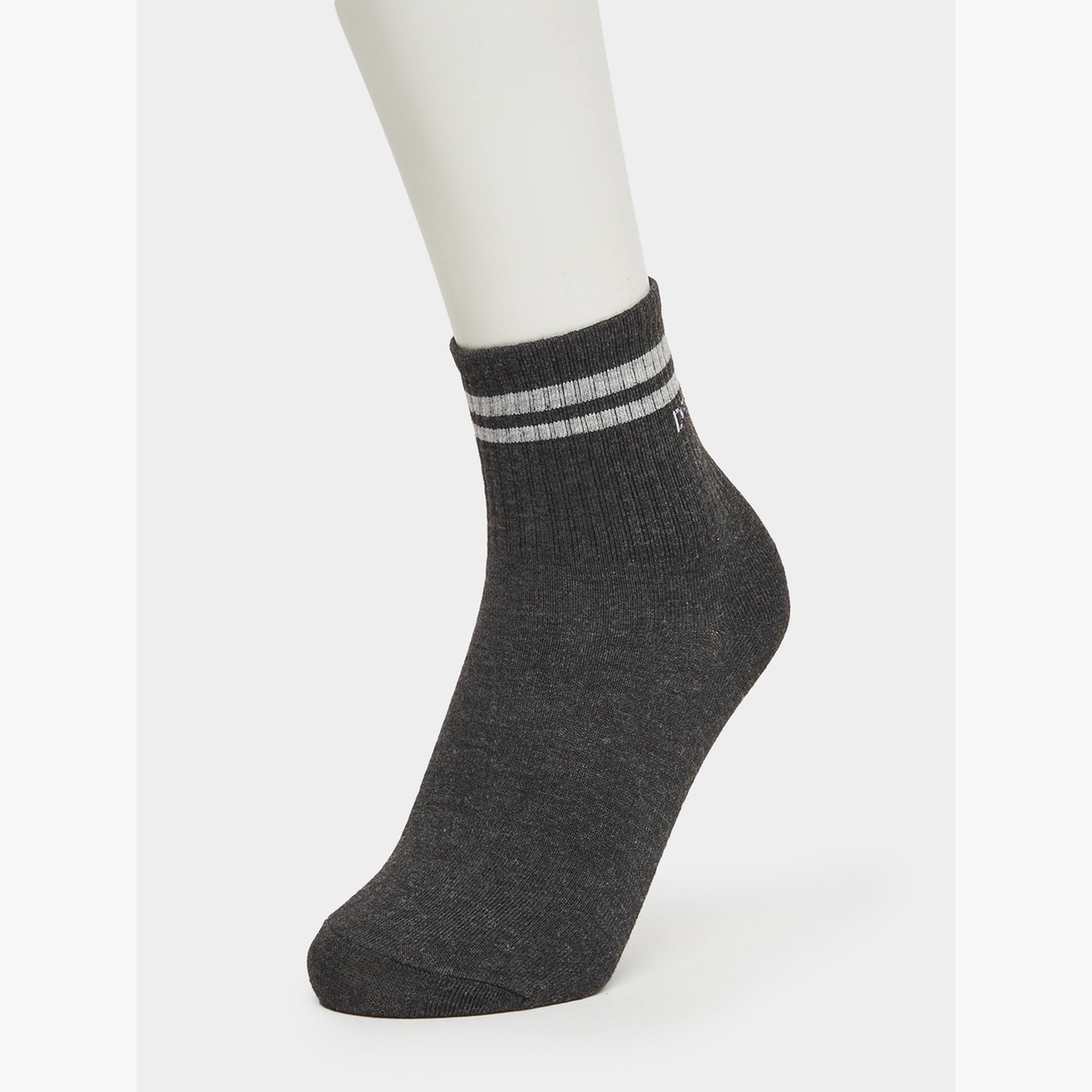 Styli Pack of 5 - Striped Detail Crew Socks-men-socks-image-6