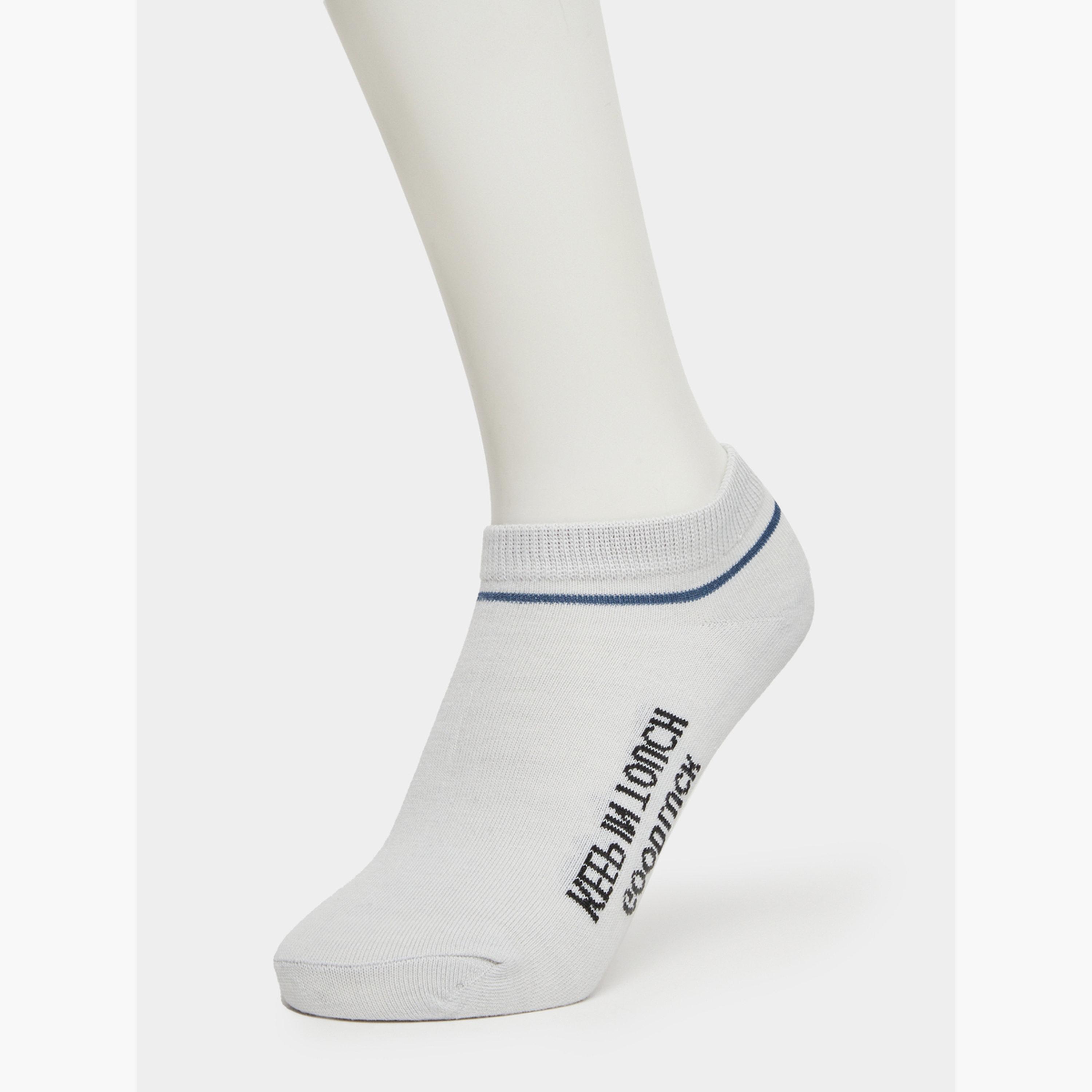Styli Pack of 5 - Striped Detail Ankle Socks-men-socks-image-2