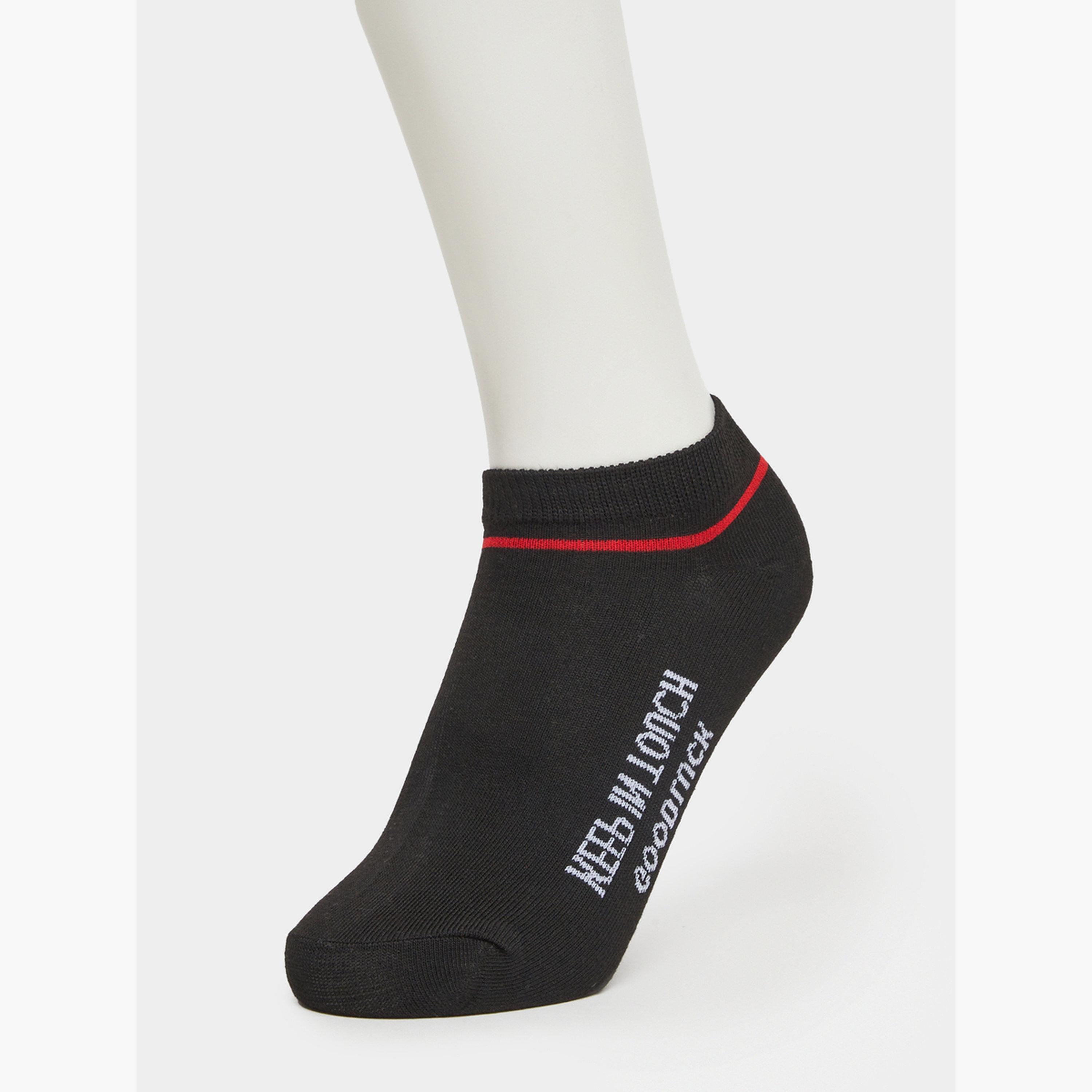 Styli Pack of 5 - Striped Detail Ankle Socks-men-socks-image-4