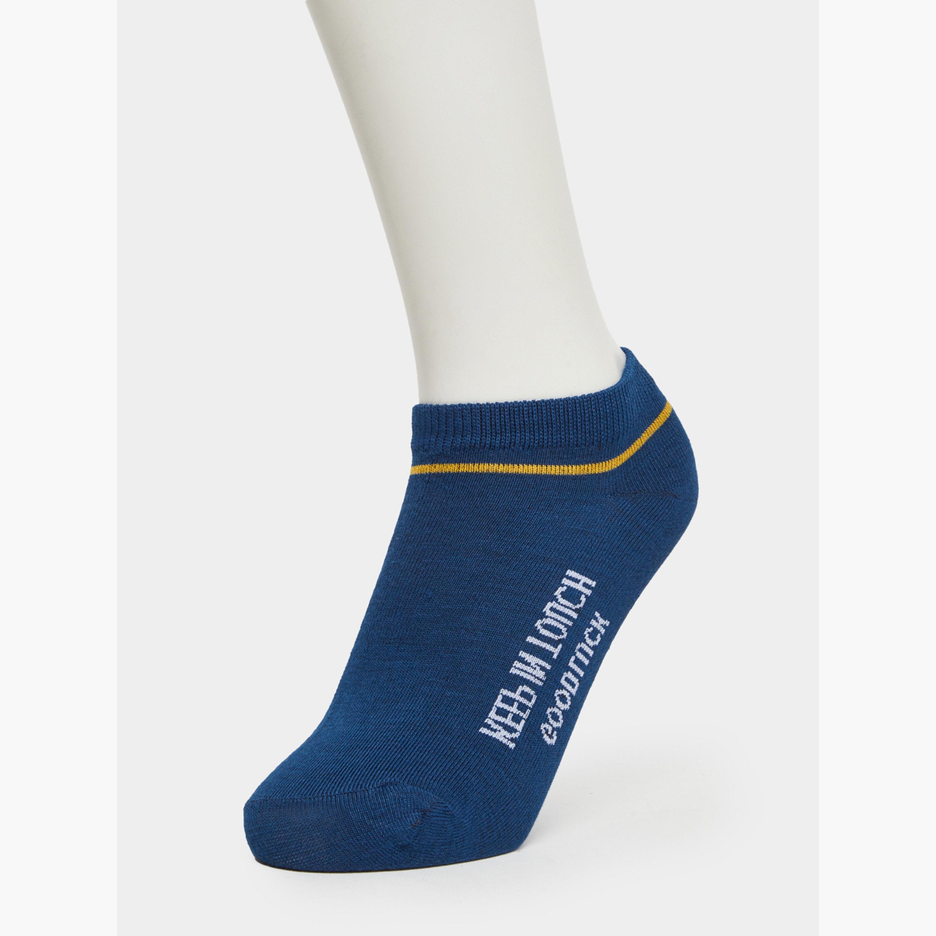Styli Pack of 5 - Striped Detail Ankle Socks-men-socks-image-6