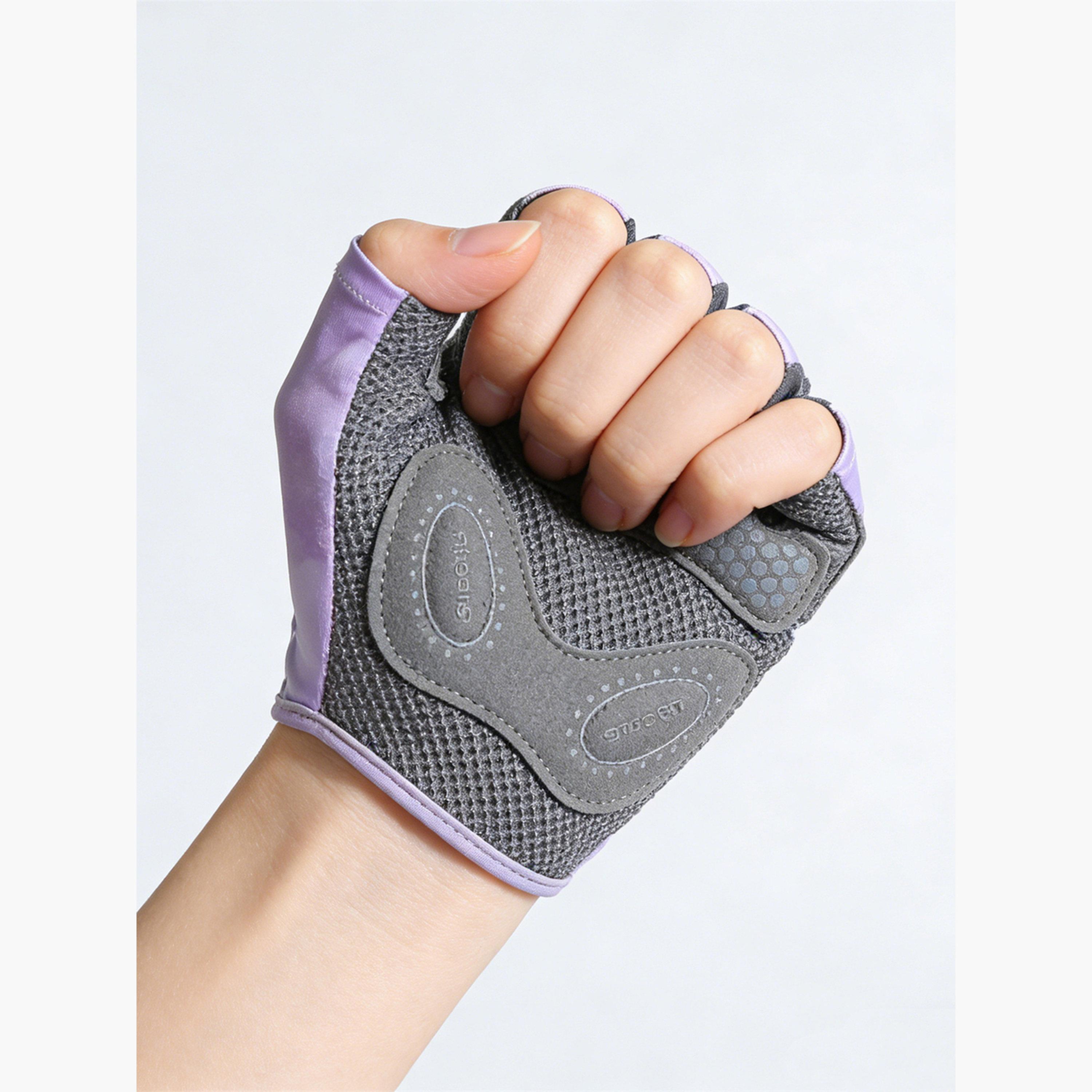 قفازات تغطية كاملة مبطنة بطبعة نص رياضي-sports-gear-gym-image-3