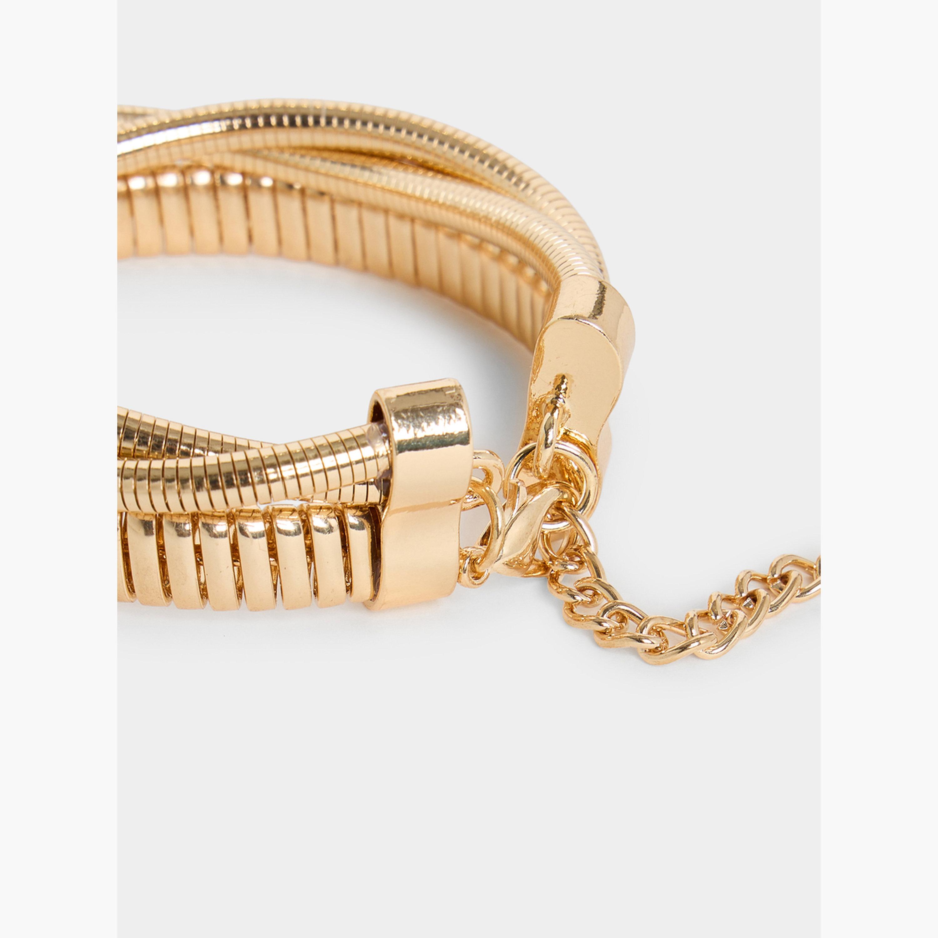 سوار يد بنمط متقاطع-women-watchesandjewellery-jewellery-banglesandbracelets-image-3