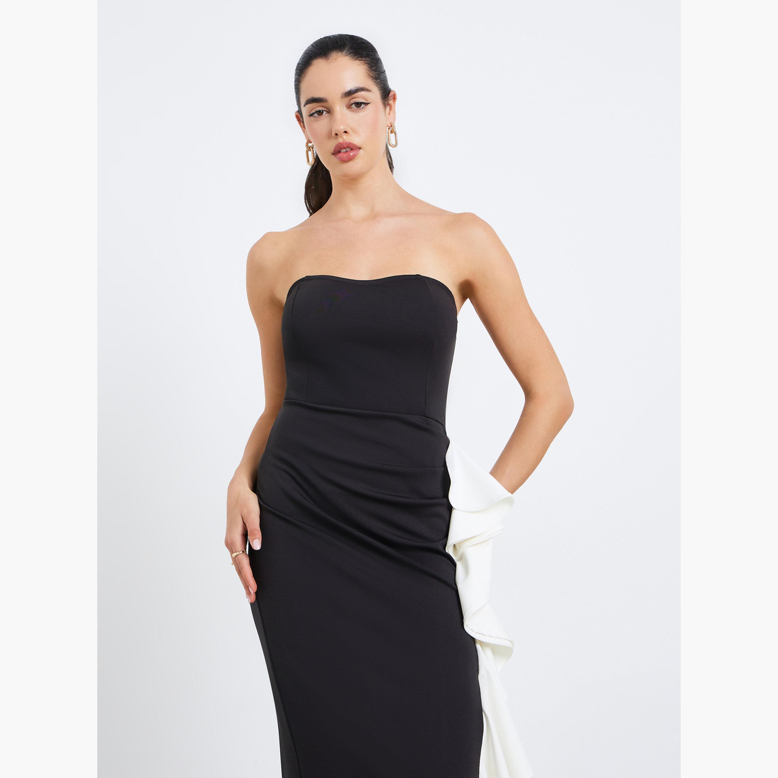 Styli Women Color Block Sleeveless Sheath Maxi Dress-women-clothing-dresses-image-2