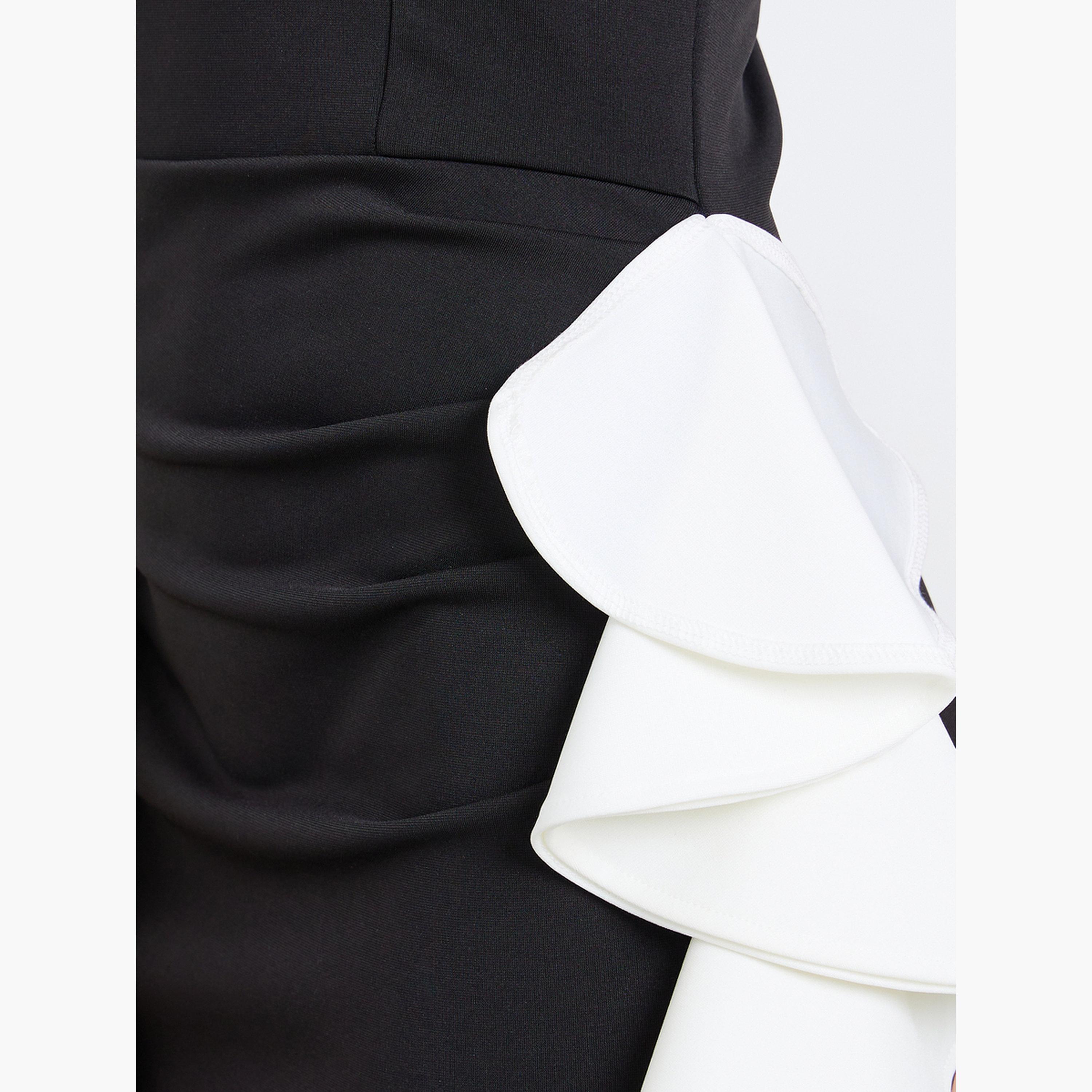 فستان طويل ضيق بلا أكمام وألوان متباينة-women-clothing-dresses-image-5