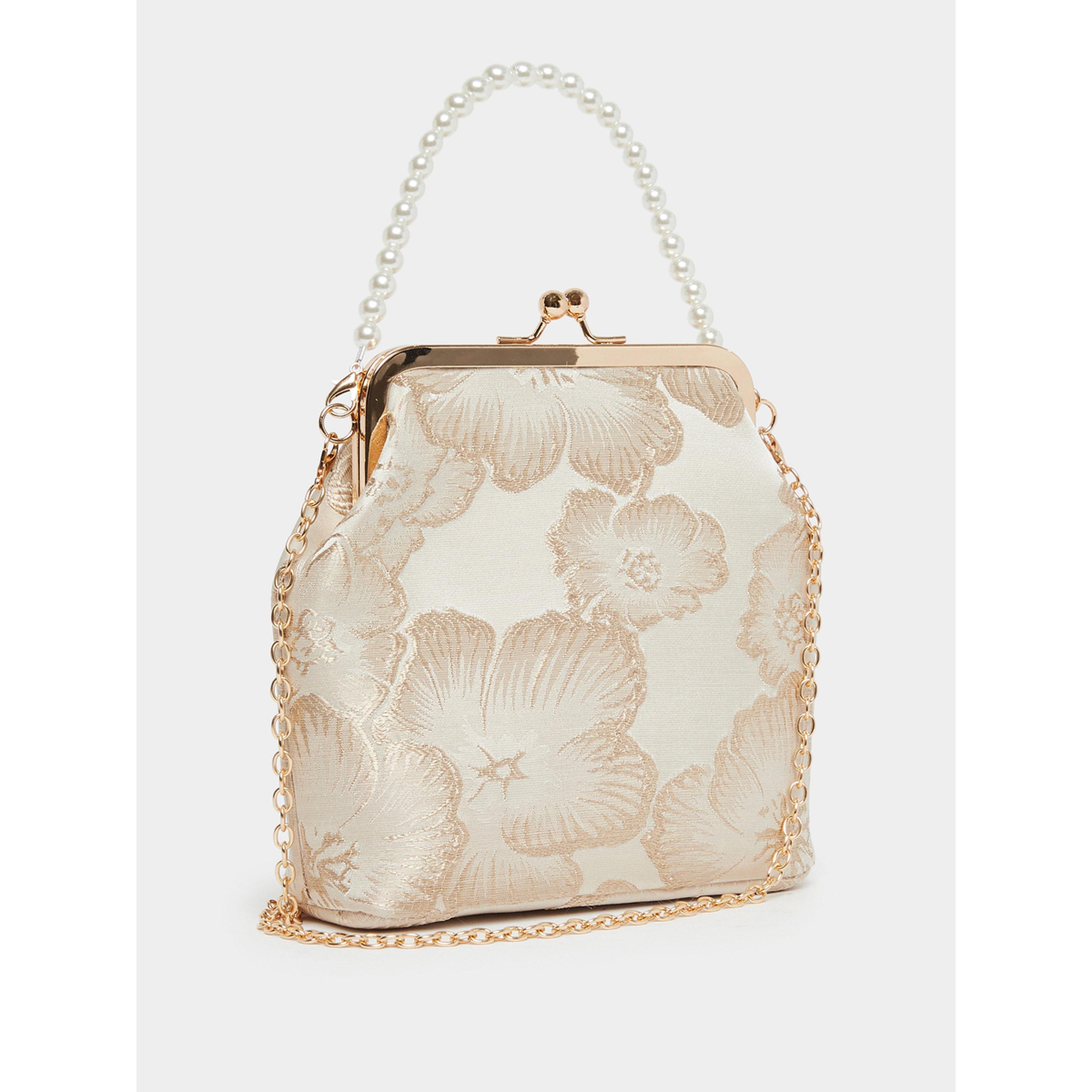 شنطة يد بالزهور ومقبض لؤلؤ-women-bagsandwallets-handbags-image-1