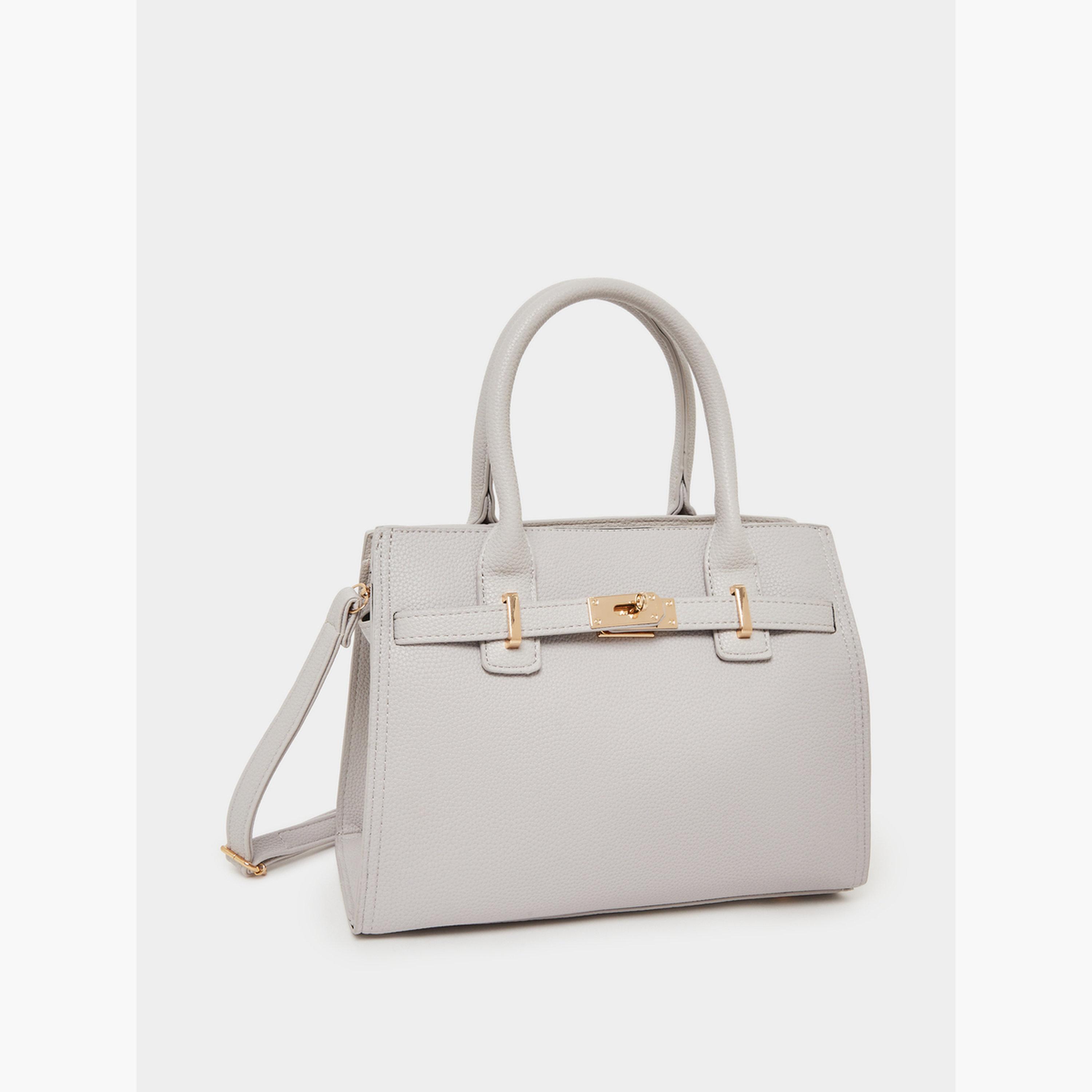 حقيبة توت رمادية بتصميم هيكلي-women-bagsandwallets-handbags-image-1