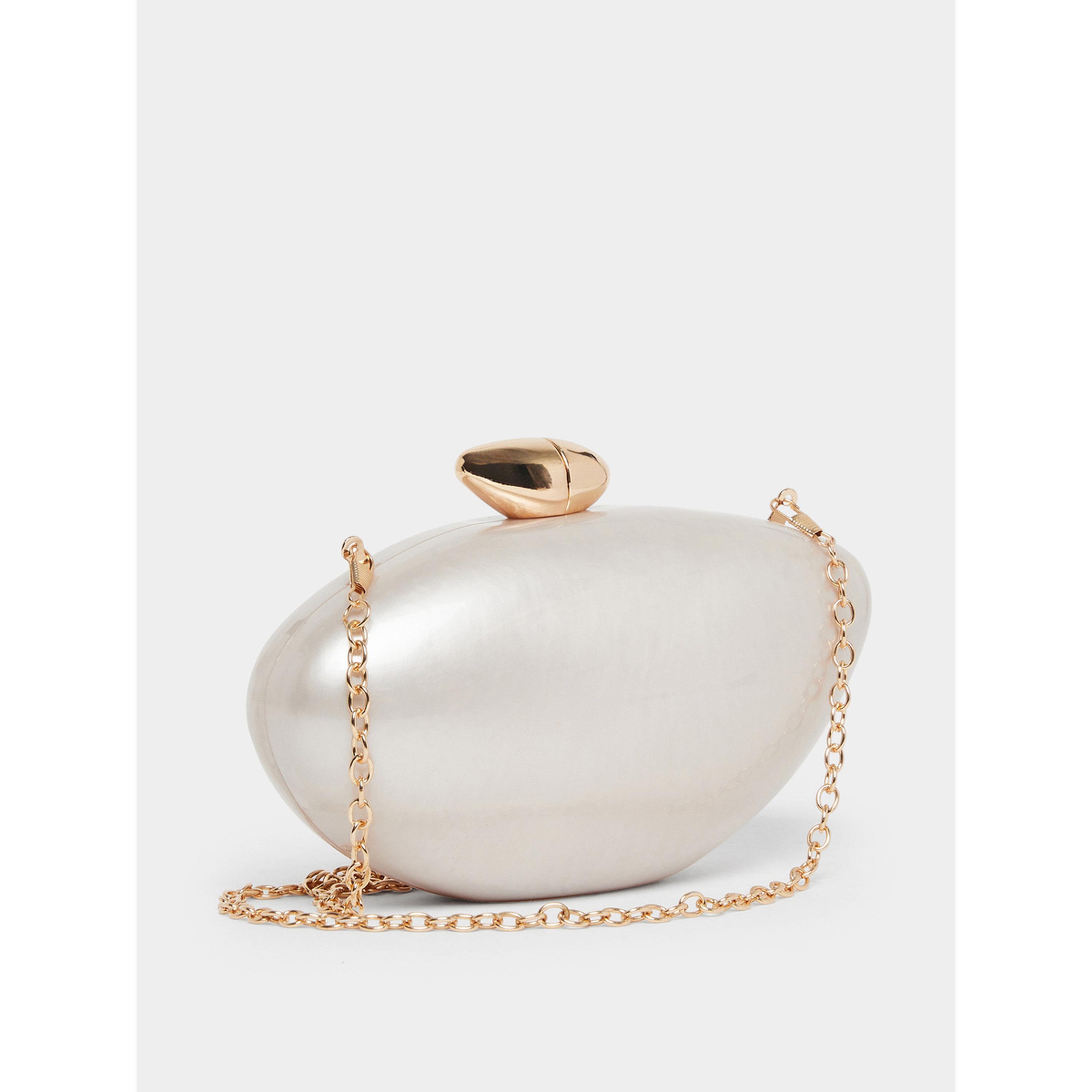 Styli Pearlescent Clutch with Gold Chain-women-bagsandwallets-handbags-image-1