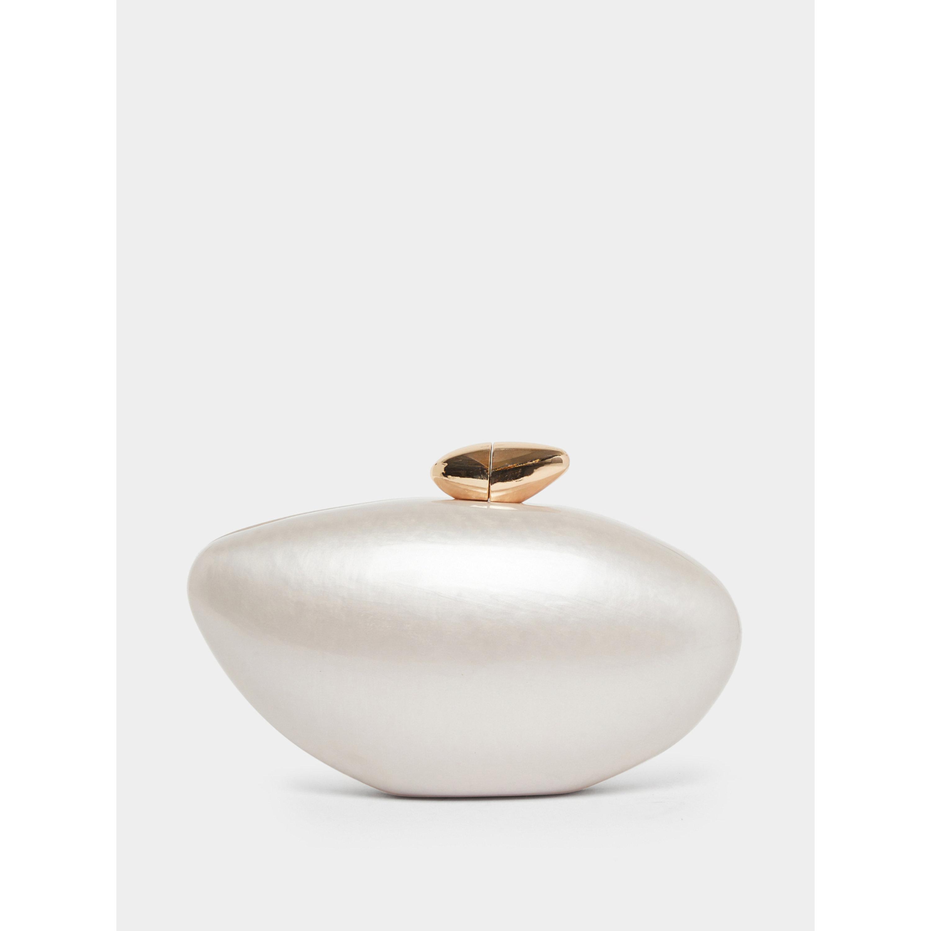Styli Pearlescent Clutch with Gold Chain-women-bagsandwallets-handbags-image-3