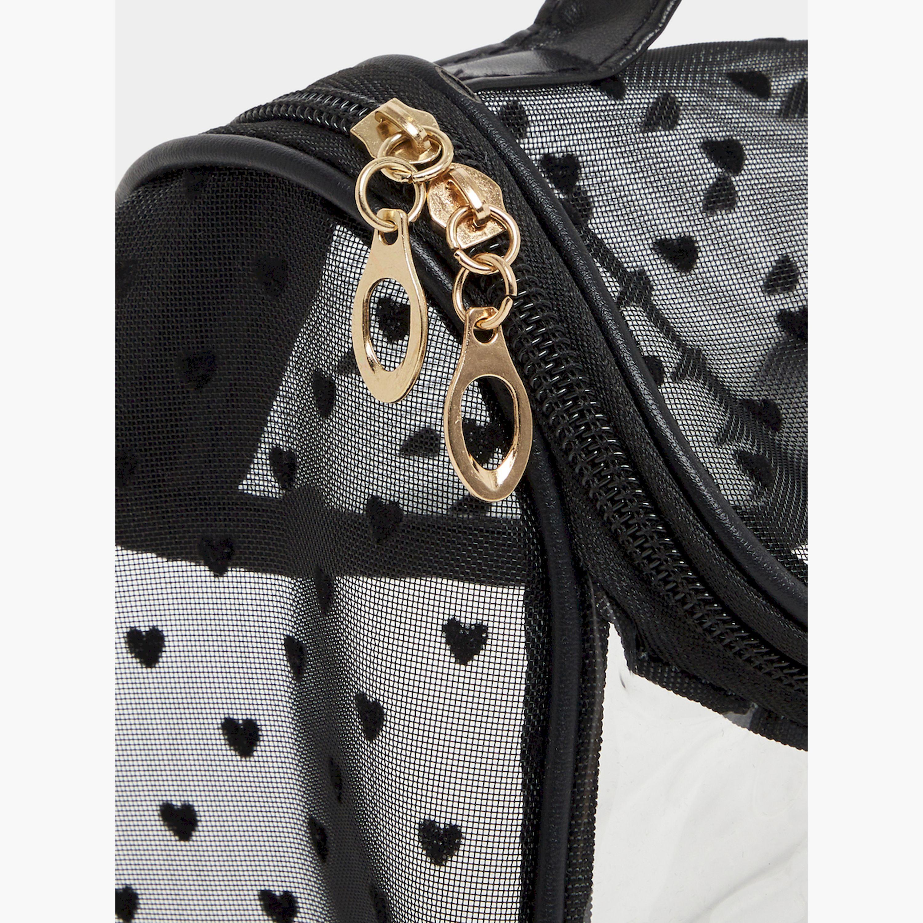 شنطة أدوات تجميل شفافة بطبعة قلوب-women-bagsandwallets-handbags-image-3